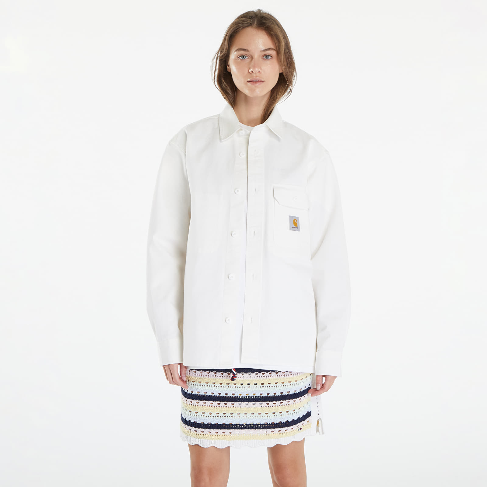 Sobrecamisas Carhartt WIP Reno Shirt Jac UNISEX Off-White Garment Dyed