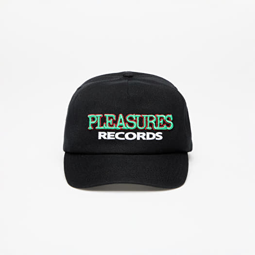 Καπέλα PLEASURES Records Snapback Black