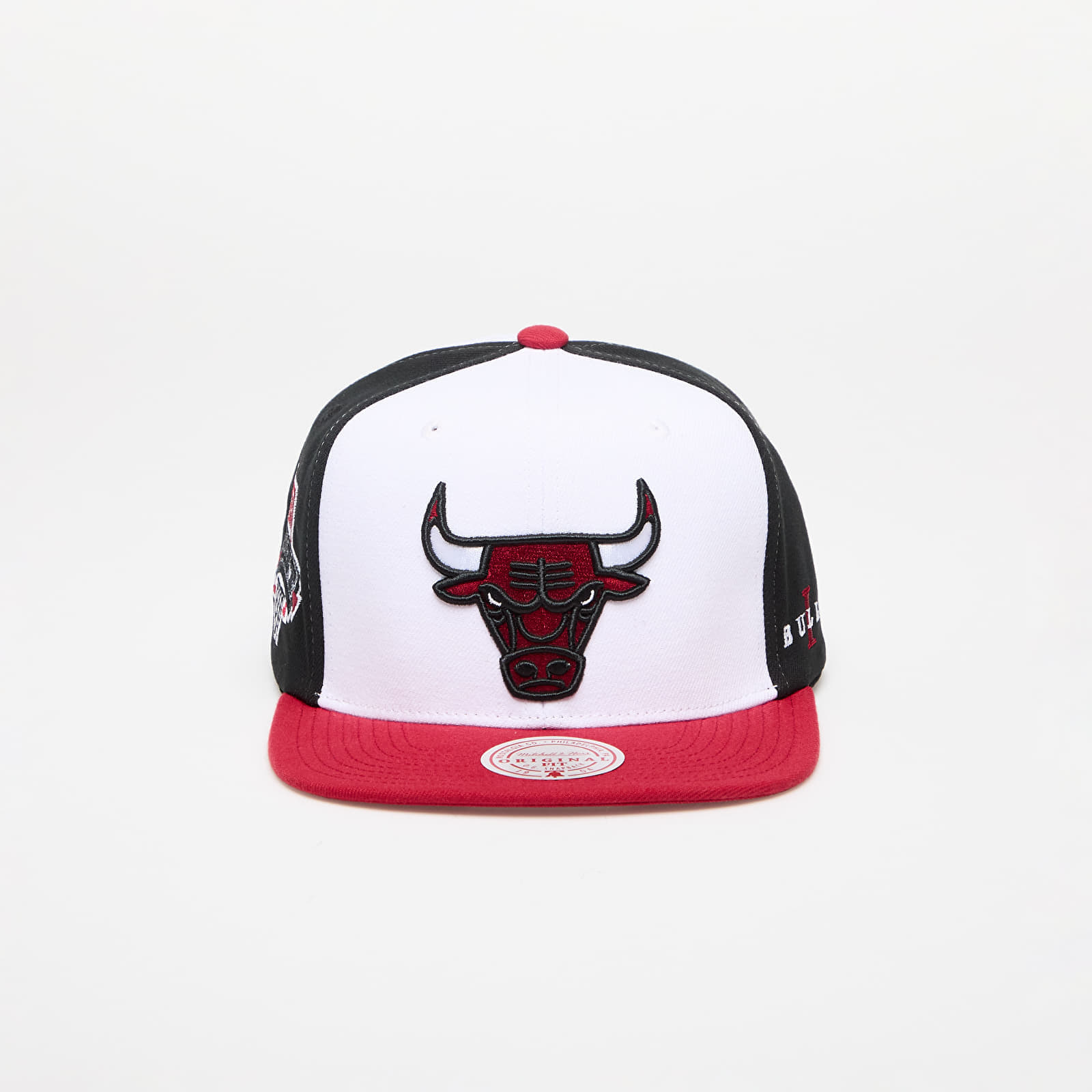 Cap Mitchell & Ness NBA Core I Snapback Chicago Bulls White/ Red