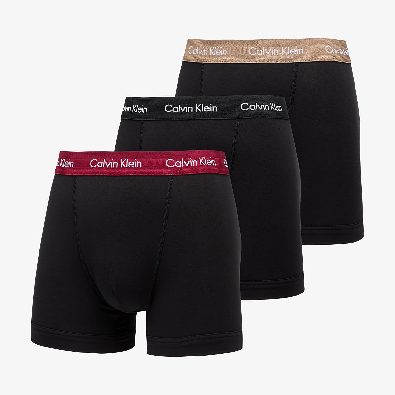 Boxerky Calvin Klein Cotton Stretch Classic Fit Trunk 3-Pack Black XL