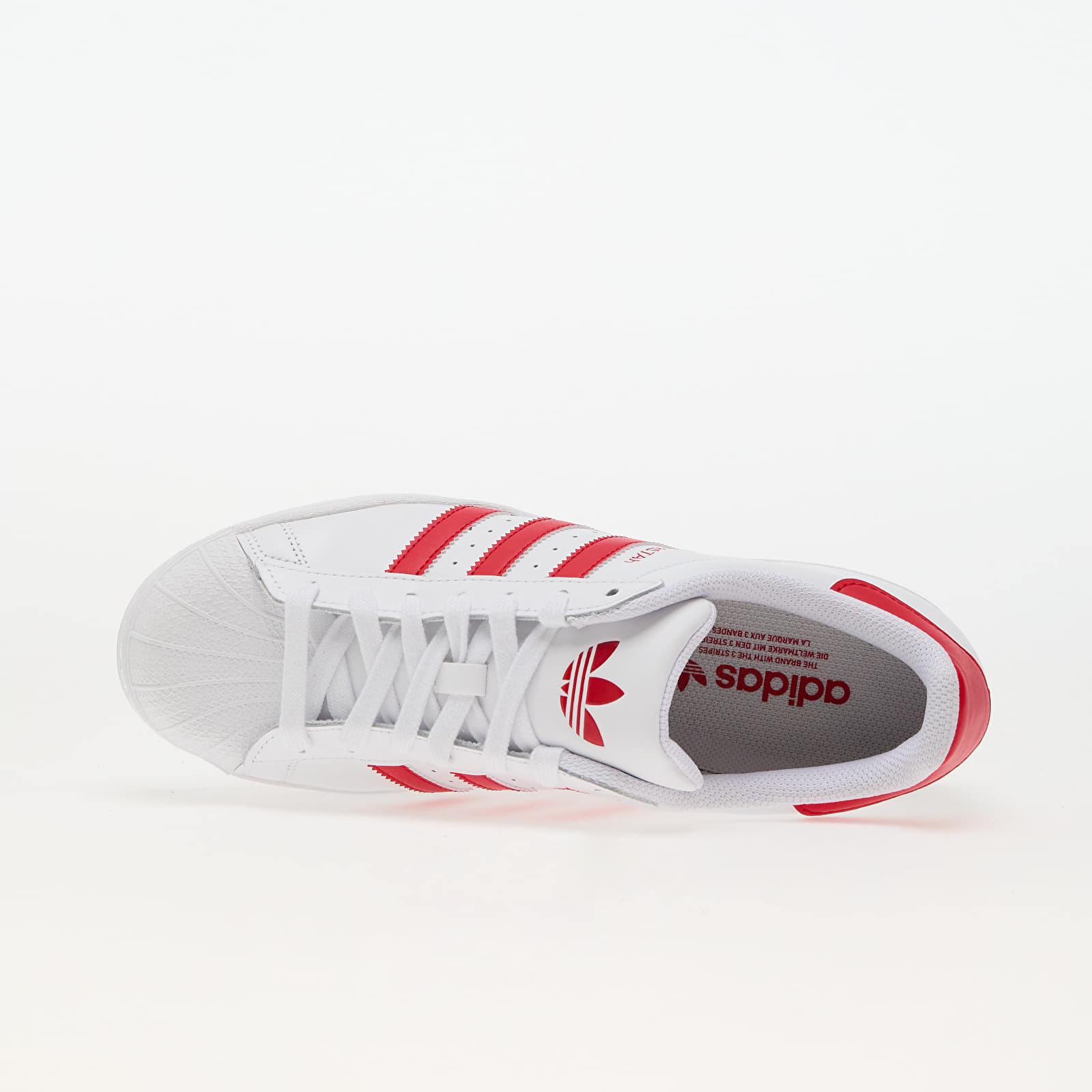 Adidași și pantofi pentru bărbați adidas Superstar Ftw White/ Better Scarlet/ Ftw White