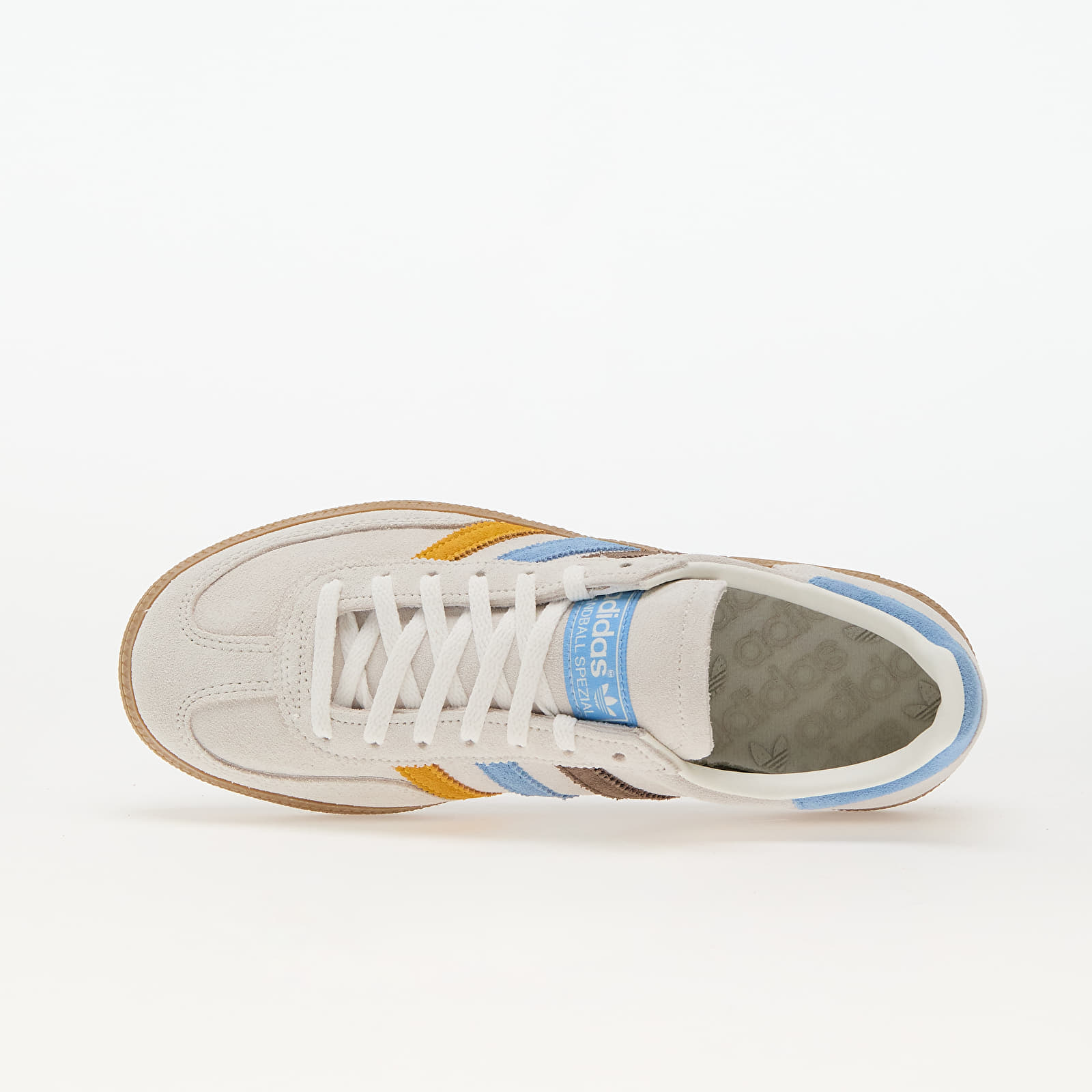 Women's sneakers and shoes adidas Handball Spezial W Cloud White/ Light Blue/ Earth Strata