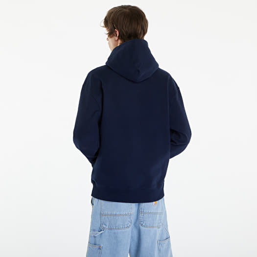 Men s sweatshirts Tommy Jeans Relaxed Signature Hoodie Blue Queens