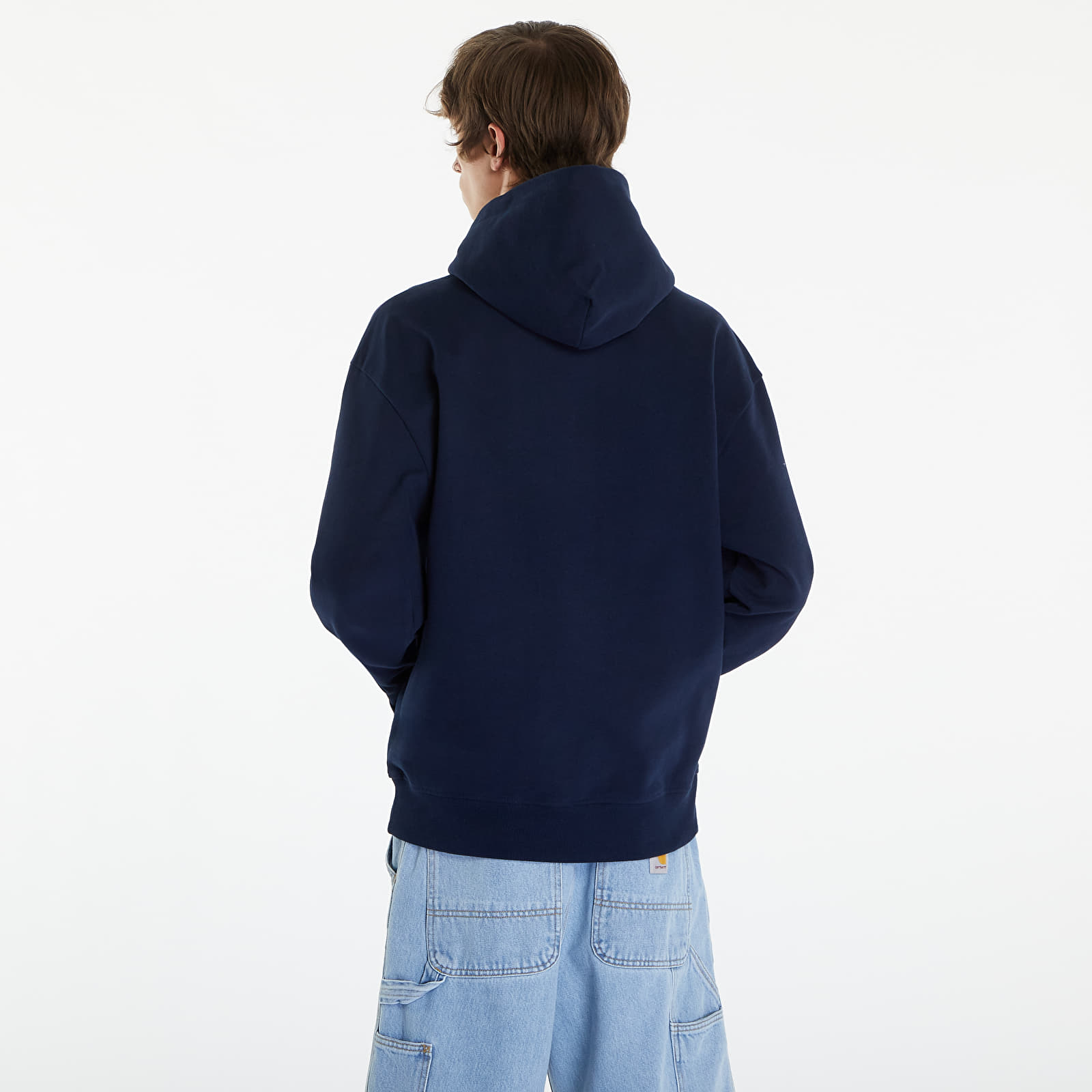 Men's sweatshirts Tommy Jeans Relaxed Signature Hoodie Blue