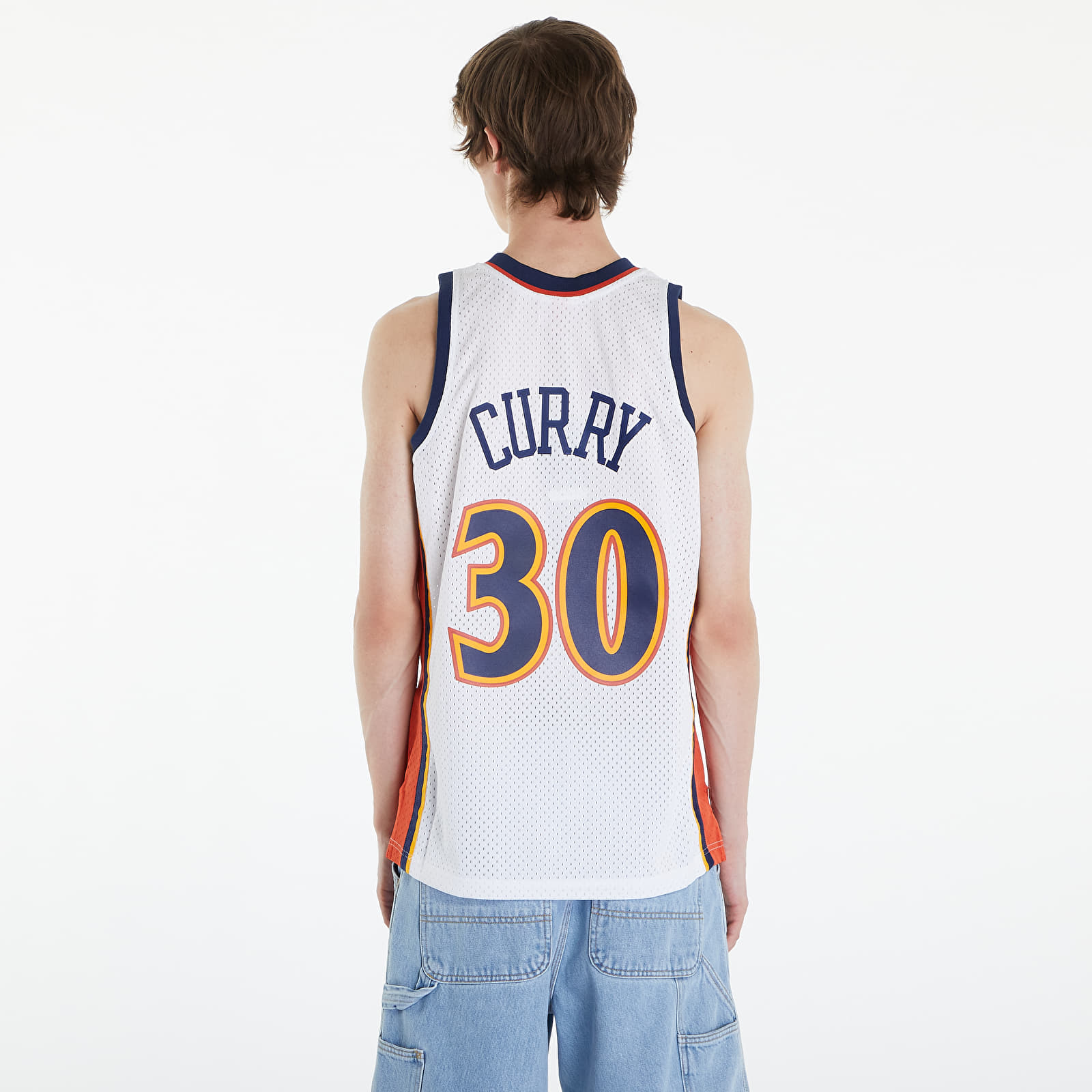 Jerseys Mitchell Ness Golden State Warriors 30 Stephen Curry Swingman Jersey White Queens