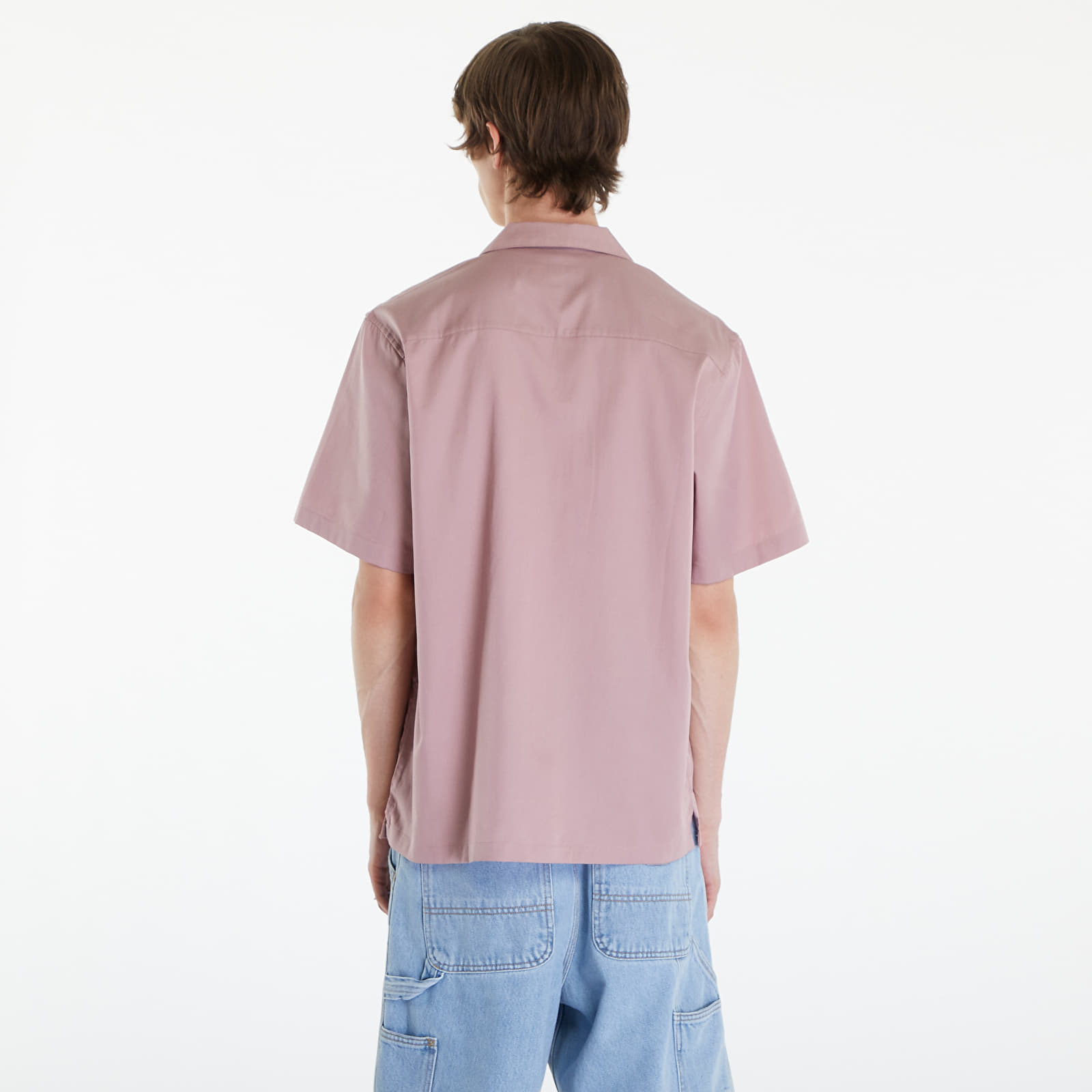 Men's shirts Carhartt WIP Short Sleeve Delray Shirt UNISEX Glassy Pink/ Black