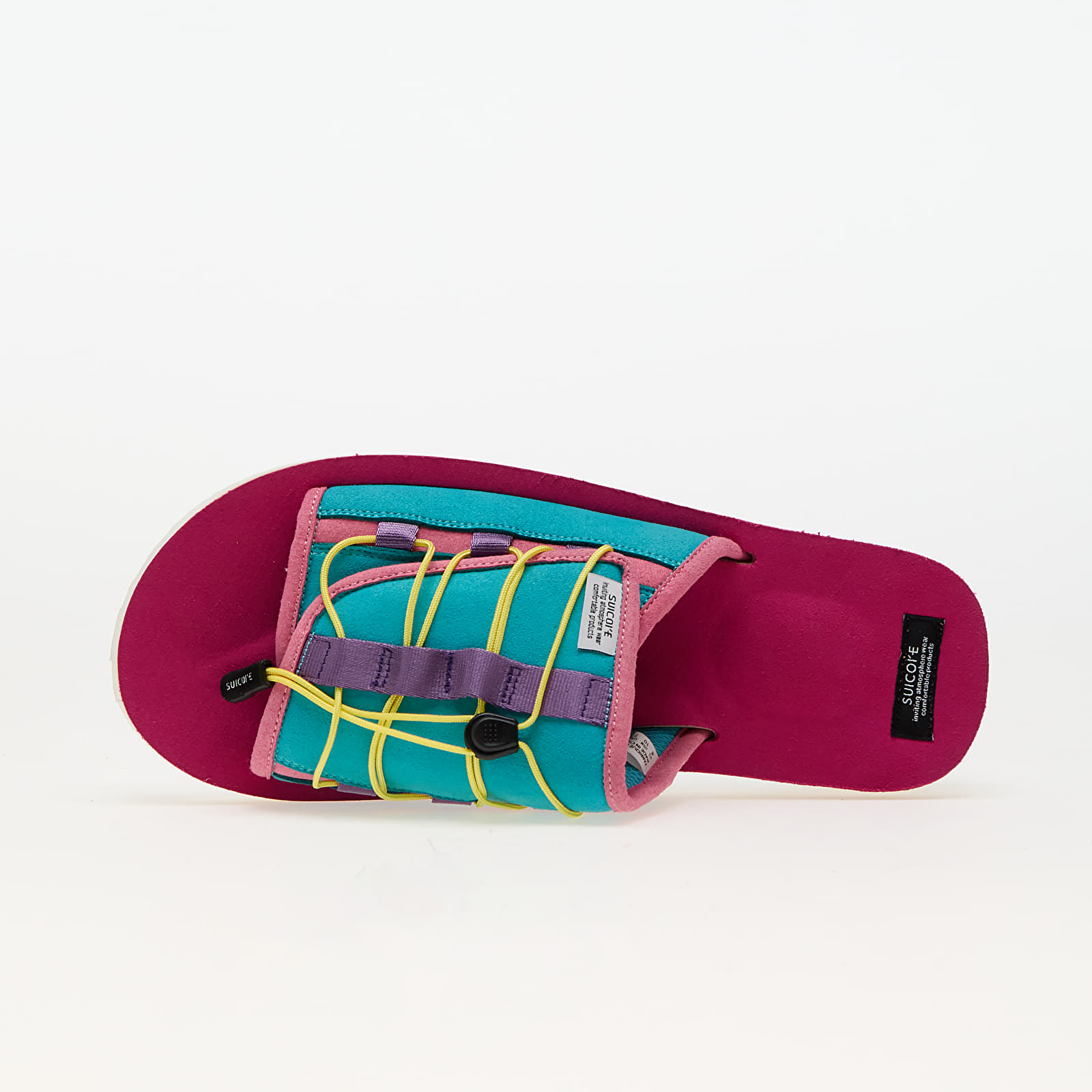 Pantofle SUICOKE OLAS-ECS Turquoise/ Pink