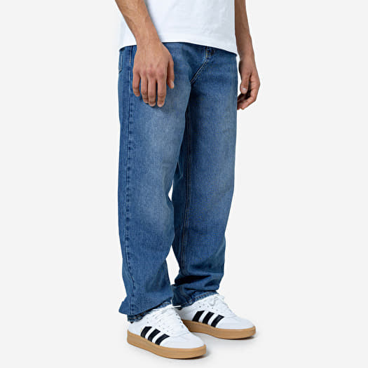 Jeans Don Lemme Baggy Fit Jeans Loose Washed Blue Queens