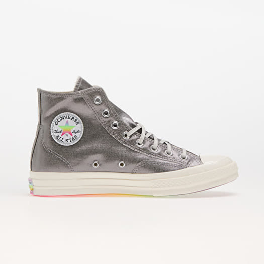 Silver converse shoes top
