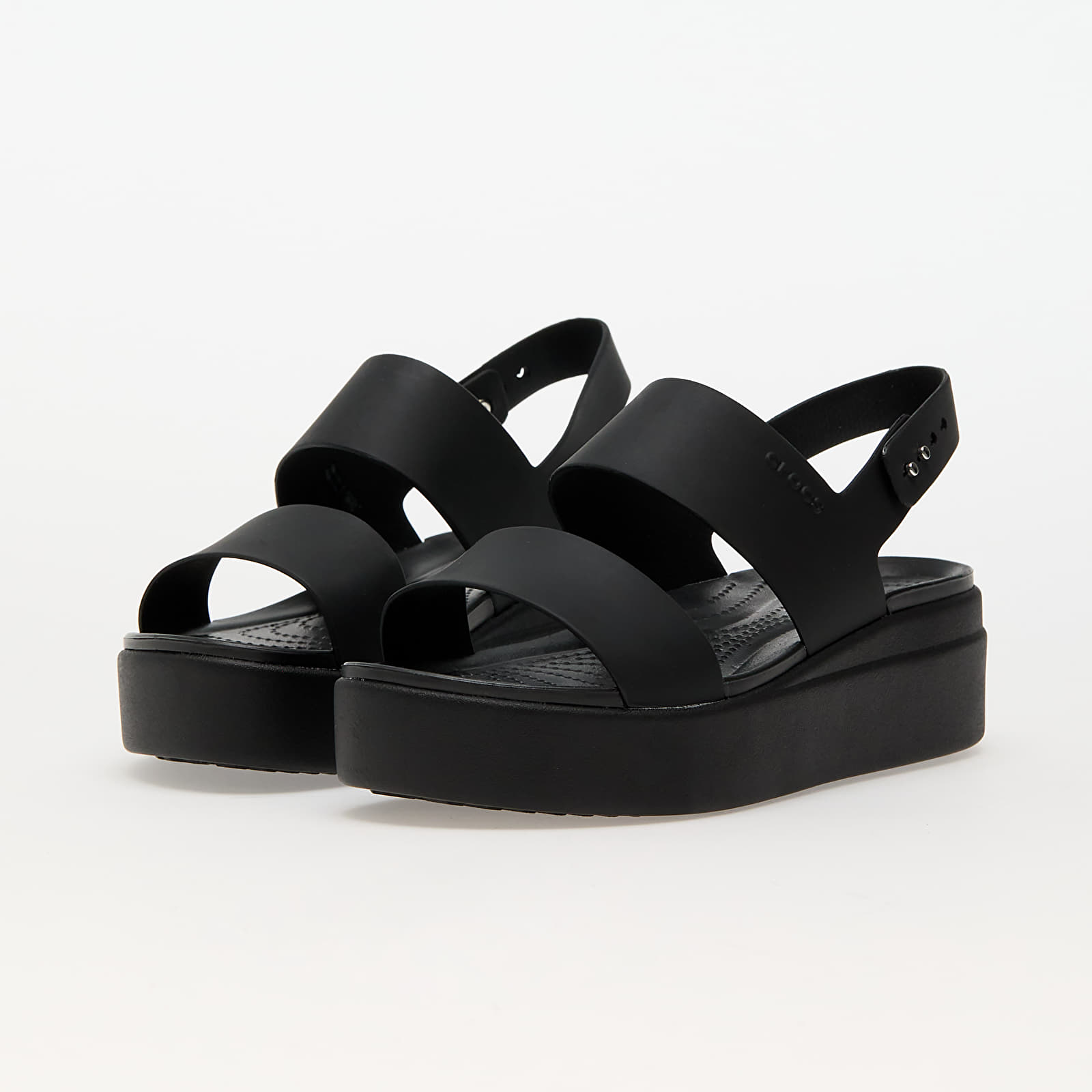 Pánske tenisky a obuv Crocs Brooklyn Low Wedge Black