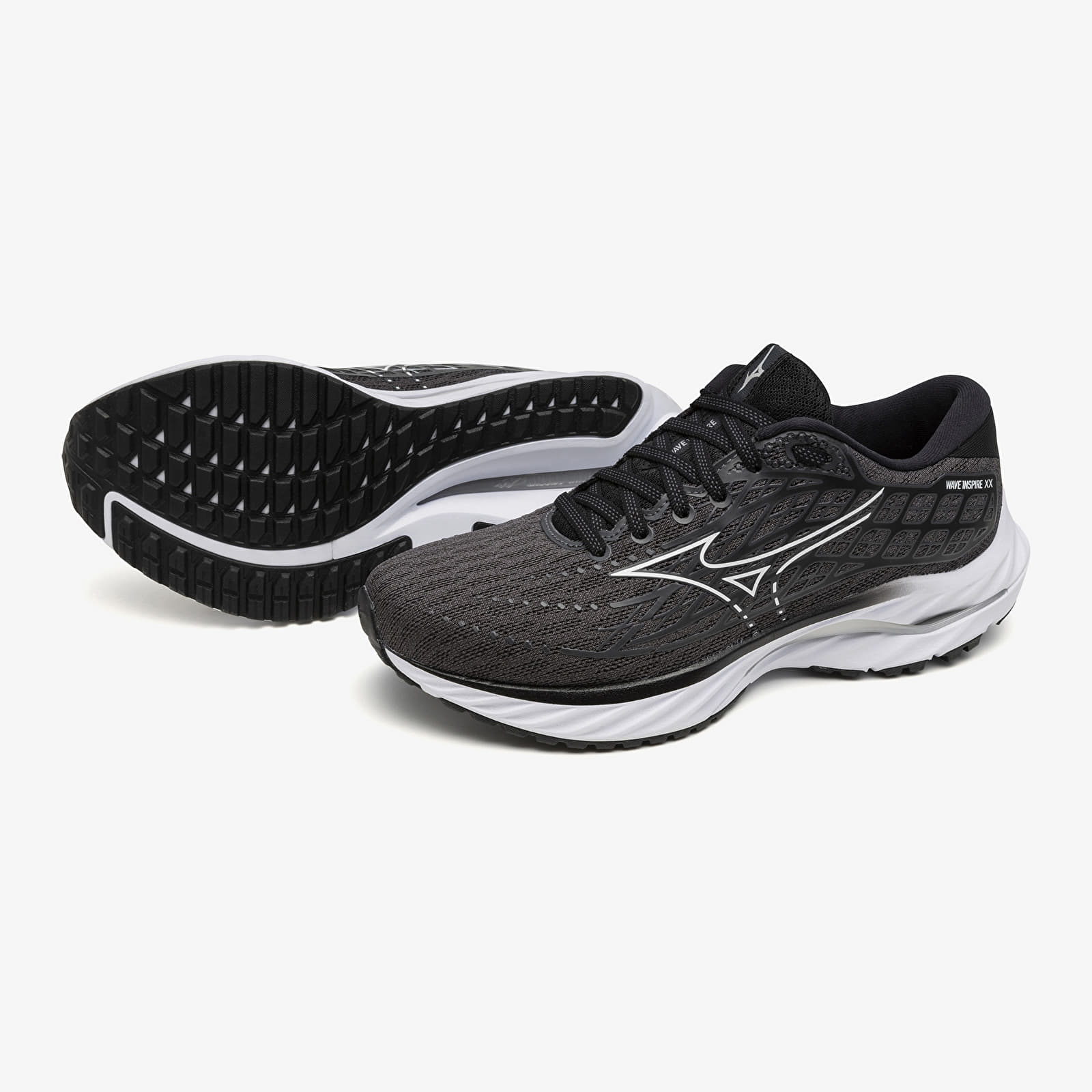 Dámské tenisky a boty Mizuno Wave Inspire 20 Ebony/ White/ Black