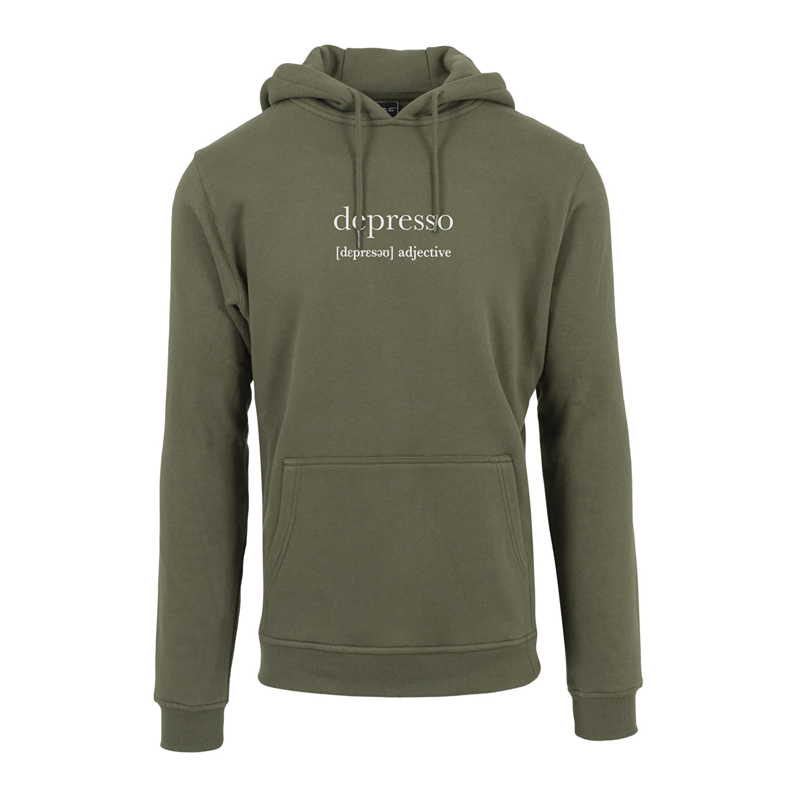 Dukserice Urban Classics Depresso Hoody Olive