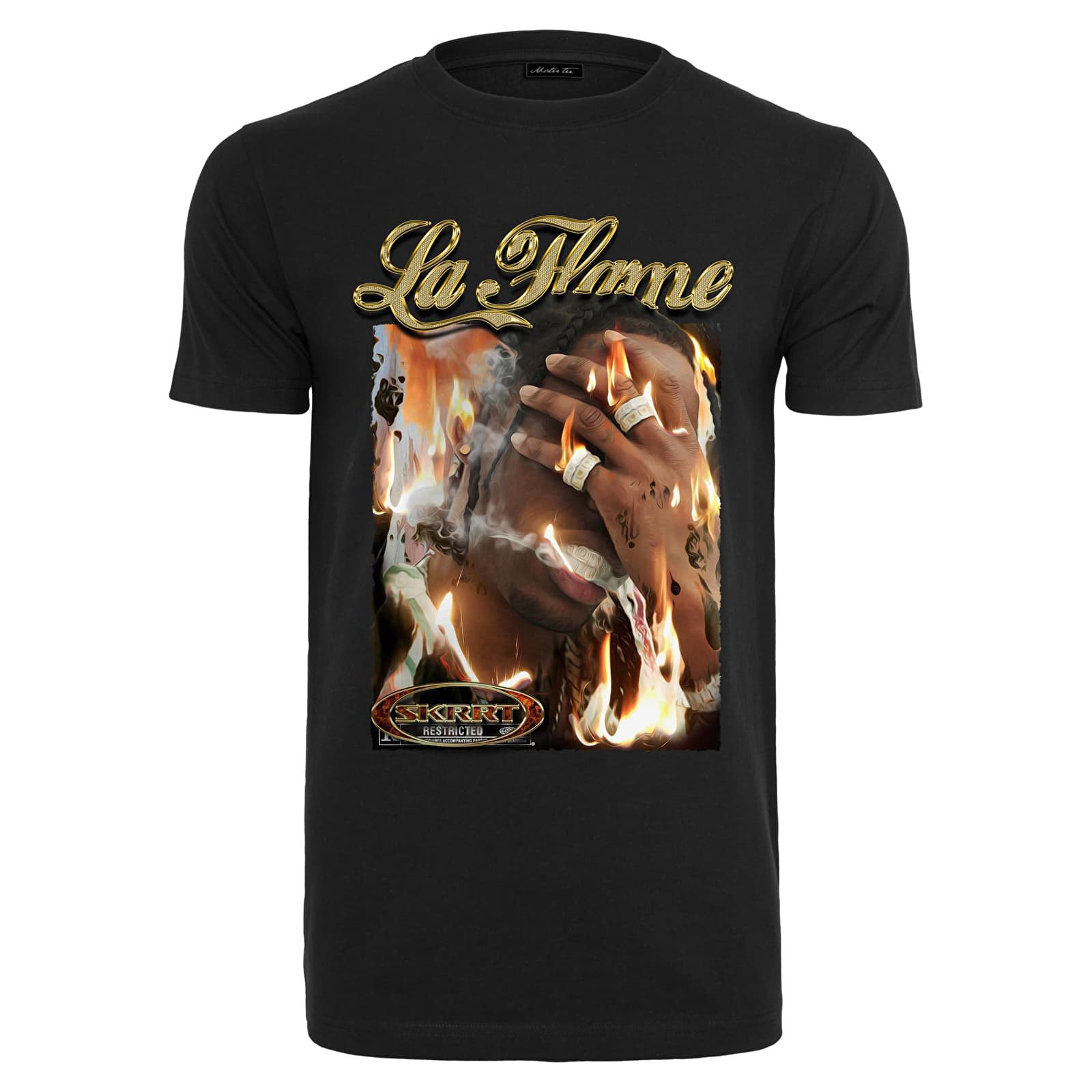 Magliette Urban Classics La Flame Tee Black