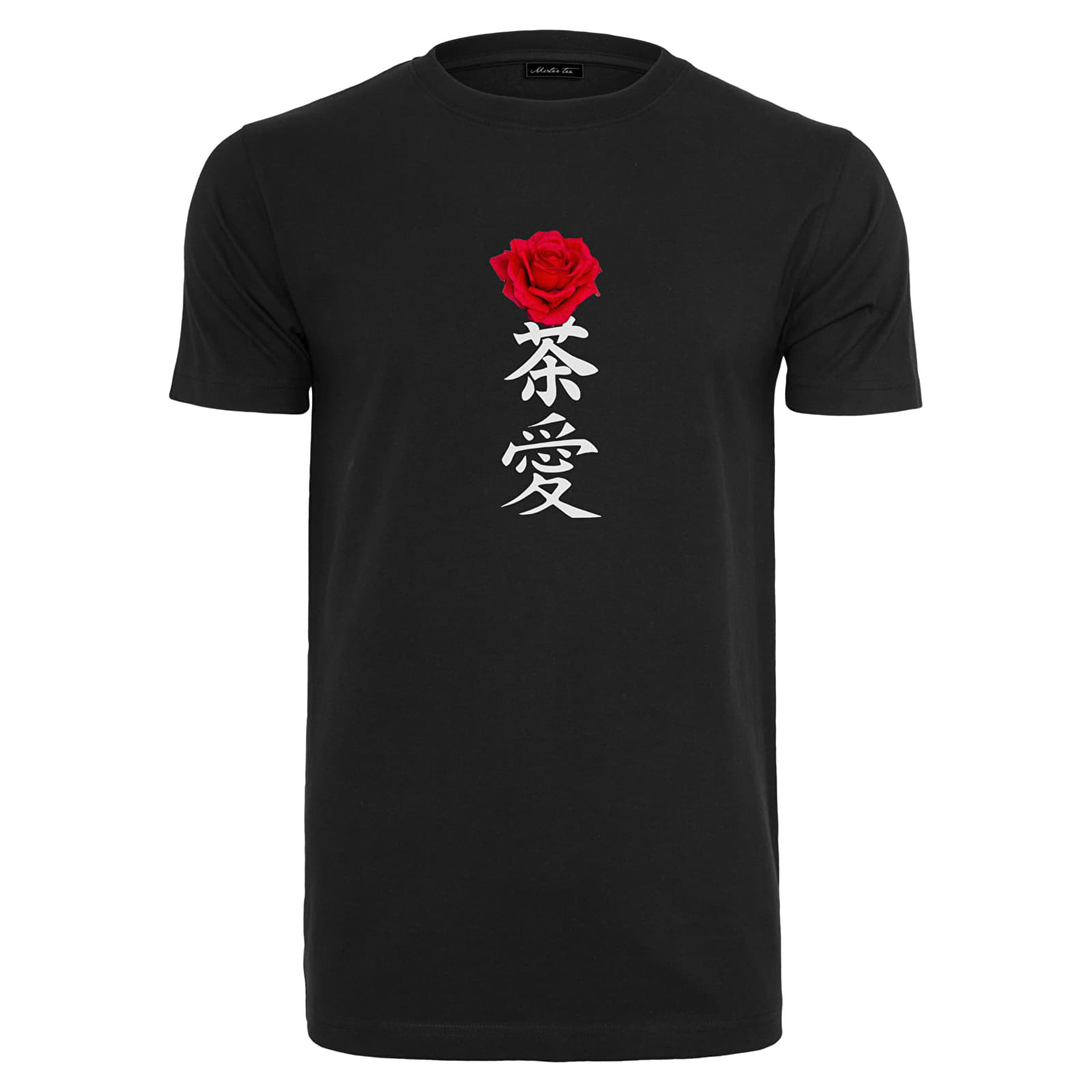 T-shirts Urban Classics Asian Sign Rose Tee Black