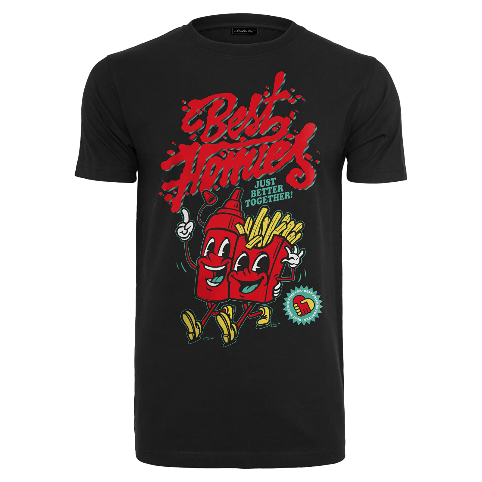 Футболки Urban Classics Best Homies Tee Black