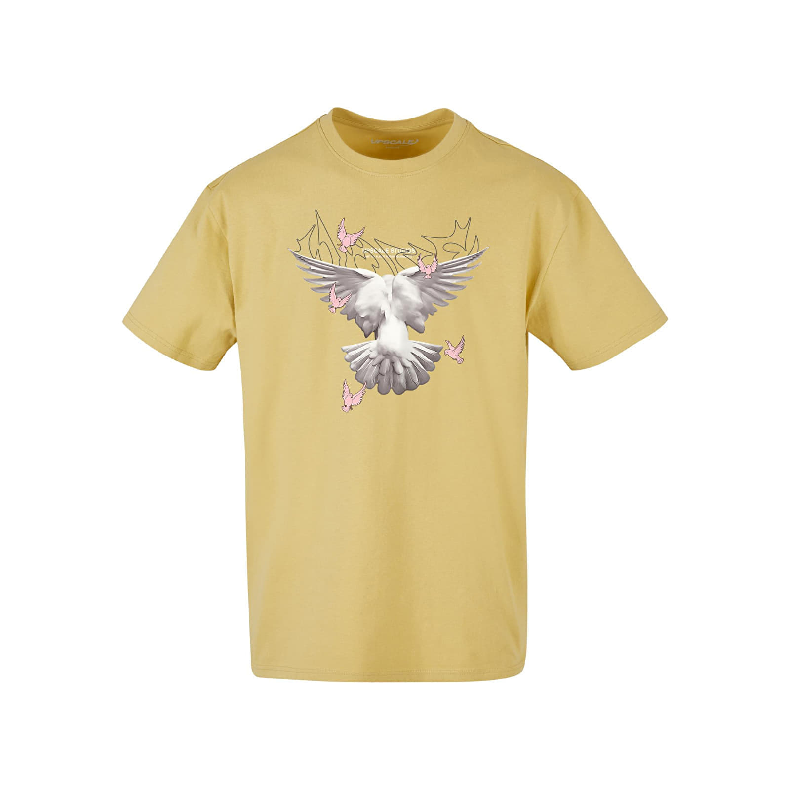 Tričko Urban Classics Doves Oversize Tee Palemoss M