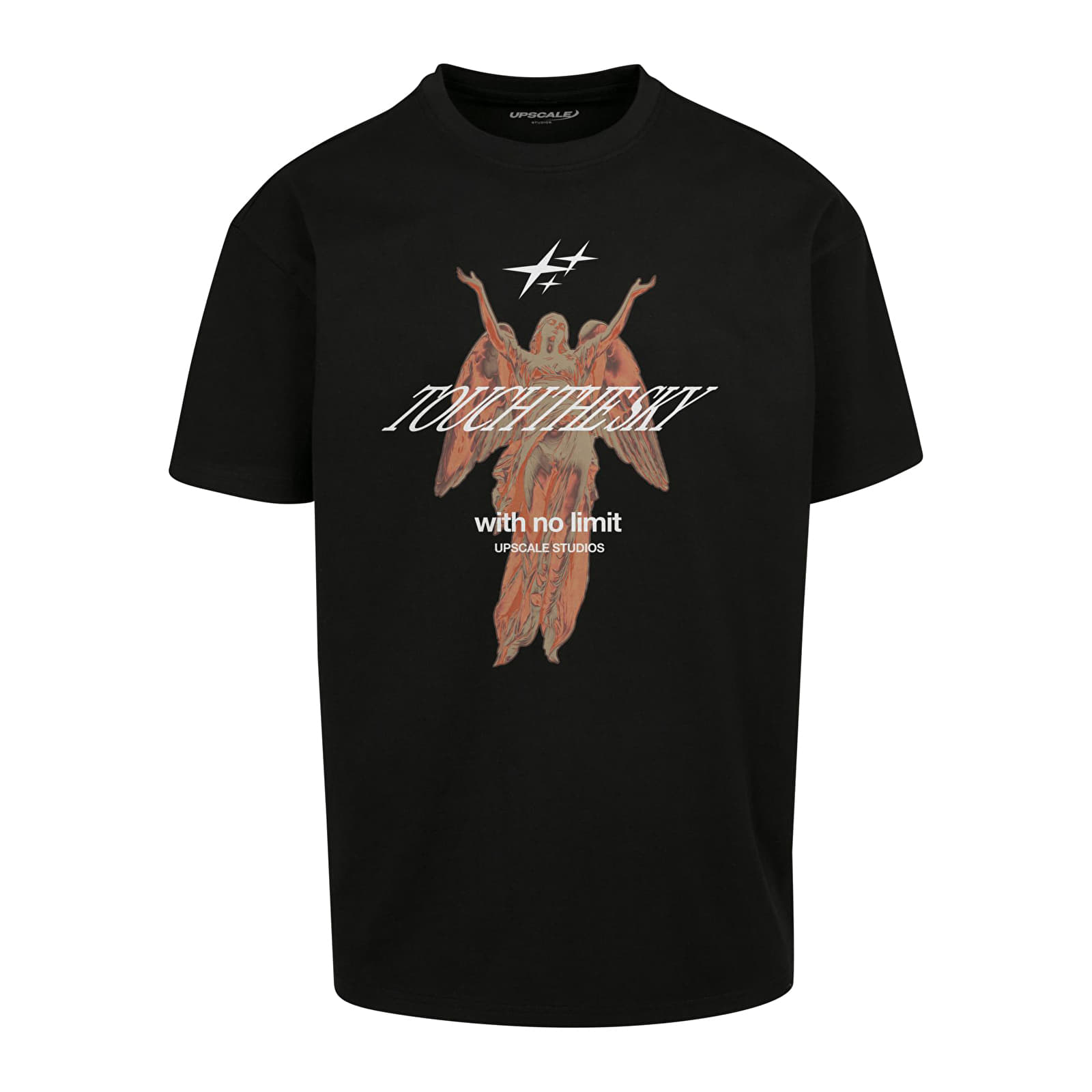 Majice i košulje Urban Classics Touch the Sky Oversize Tee Black