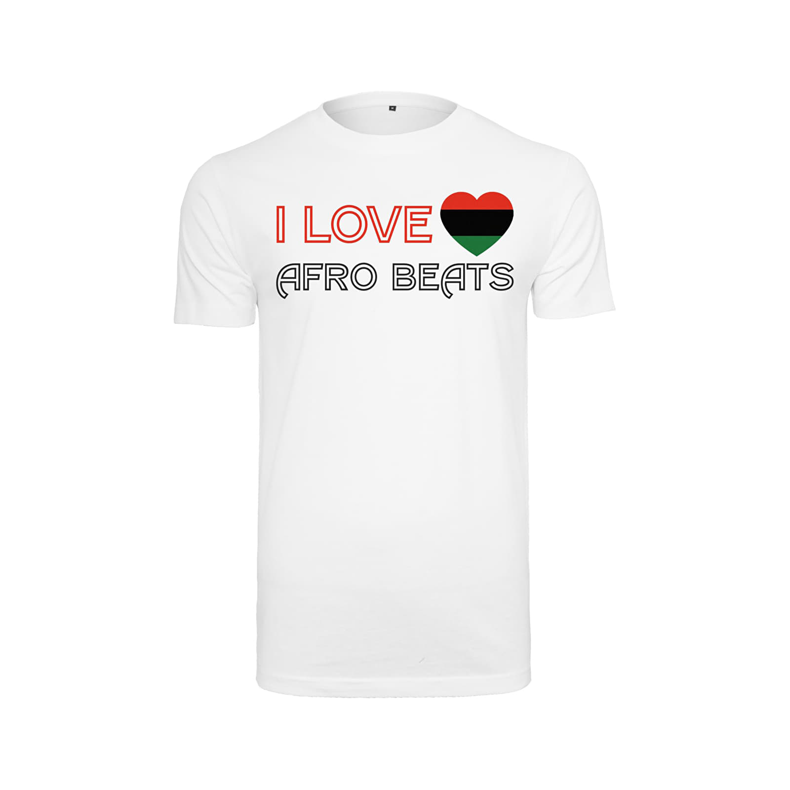 Тениски Urban Classics I Love Afro Beats Tee White