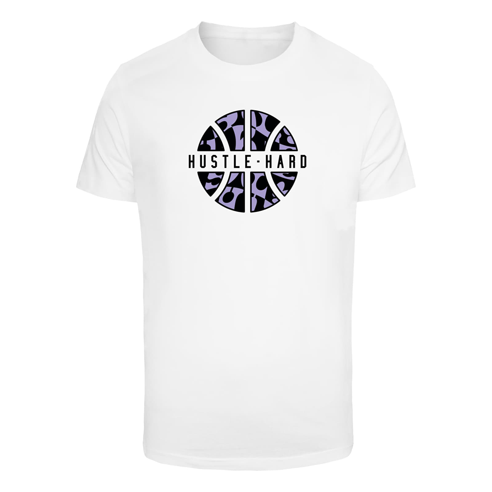 Trička Urban Classics Hustle Hard Tee White