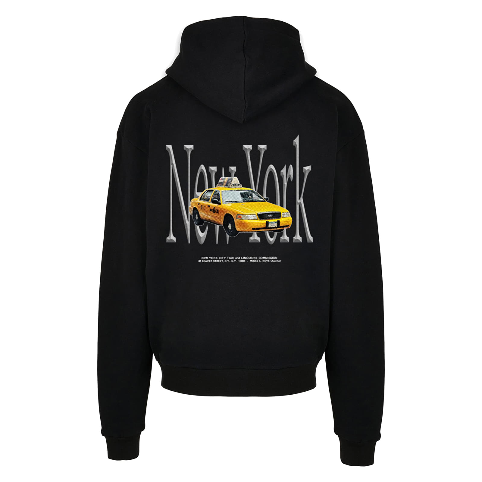 Hoodies och sweatshirts Urban Classics NY Taxi Hoodie Black