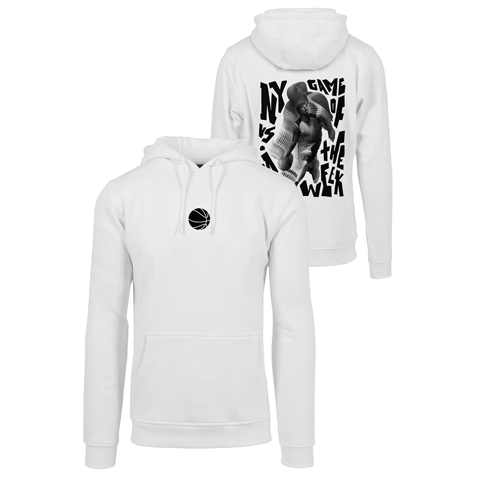 Mikina Urban Classics Game Of The Week Hoody White XL