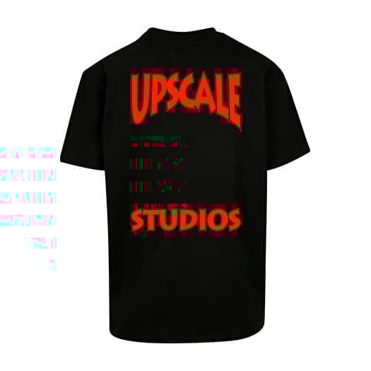 T Shirts Urban Classics Upscale Studios Oversize Tee Black Queens