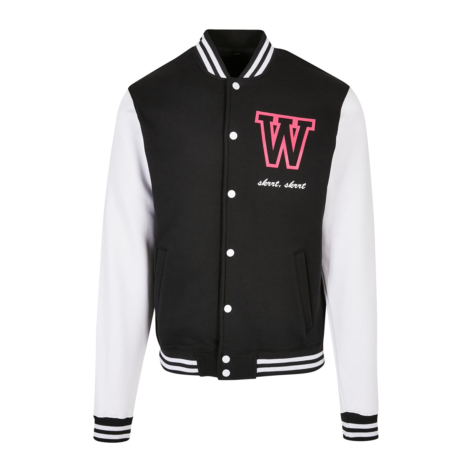 Jakne Urban Classics Wonderful College Jacket Blk/Wht