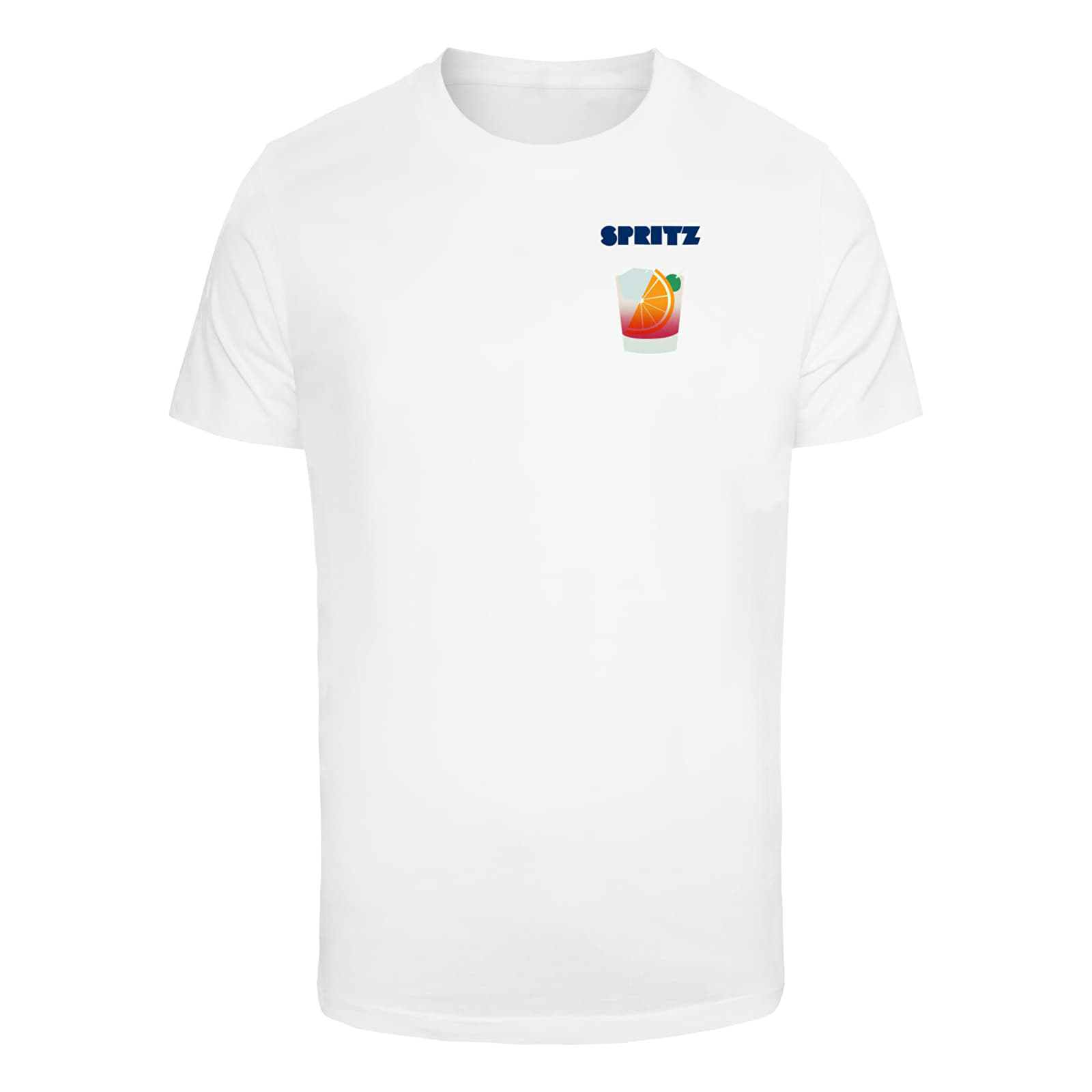 Trička Urban Classics Vintage Spritz Tee White