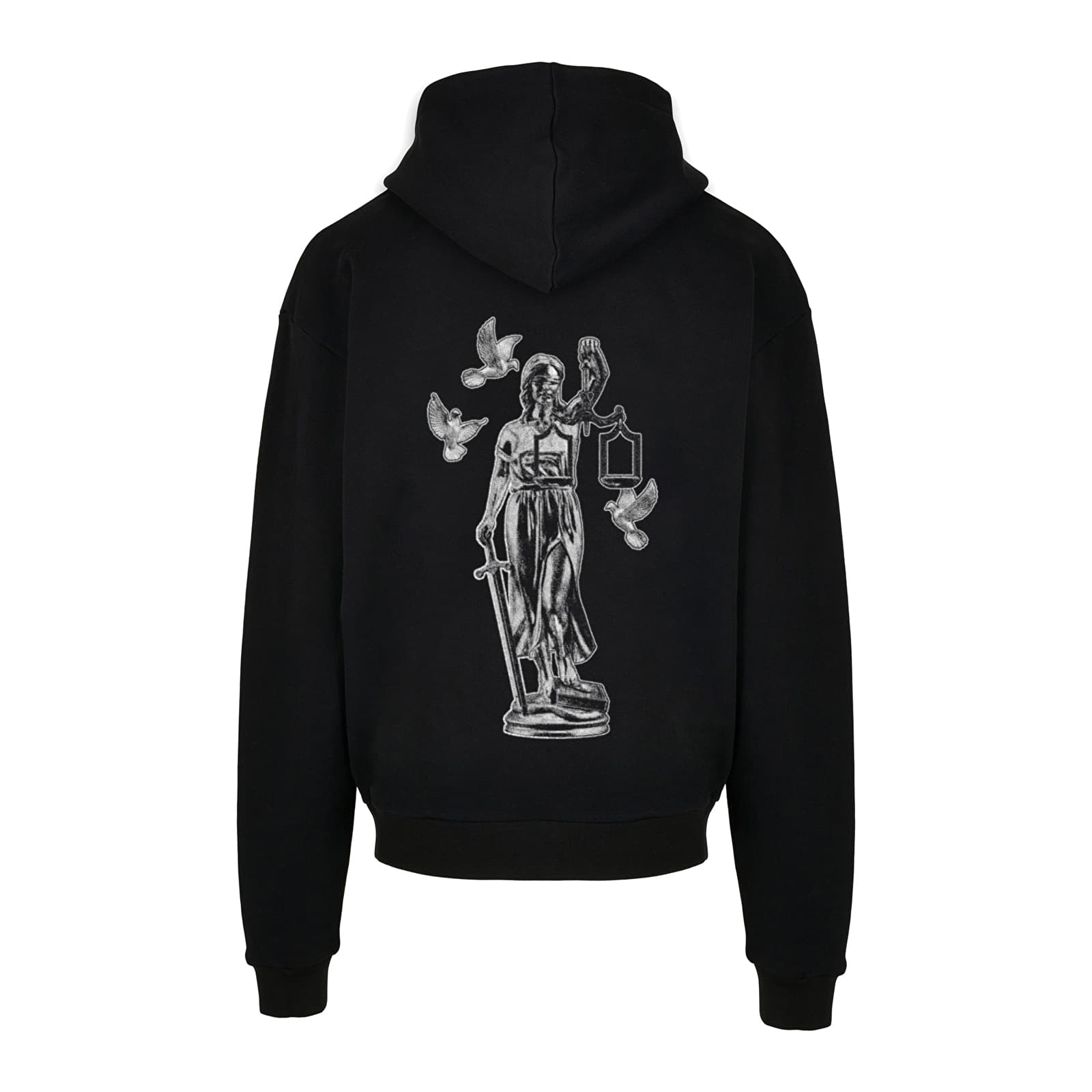 Hoodies and sweatshirts  Urban Classics Justice Oversize Hoody Black