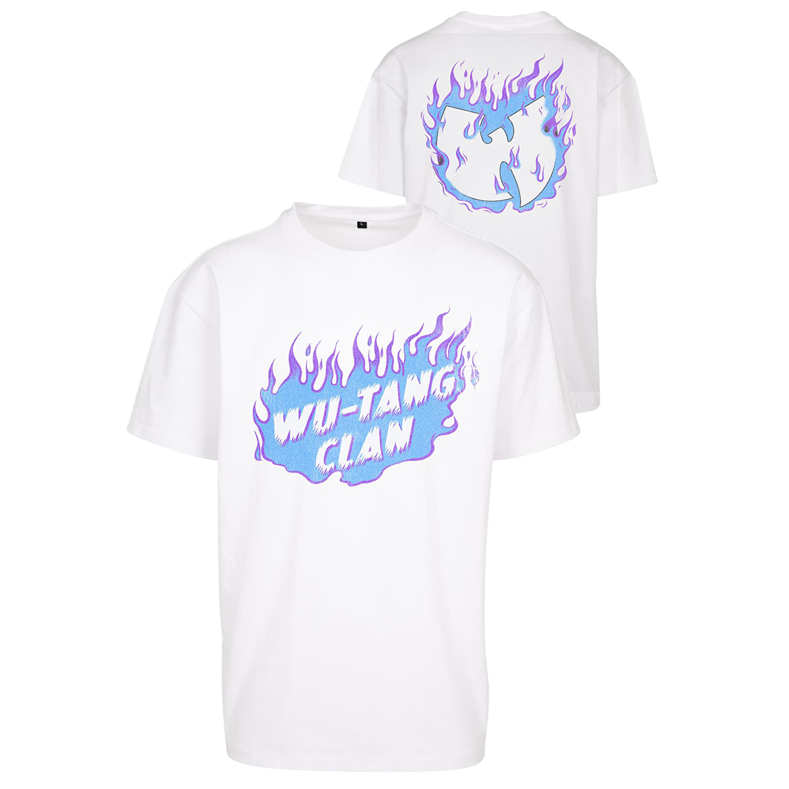 Tricouri Urban Classics Wu-Tang Clan Wu Cloud Oversize Tee White