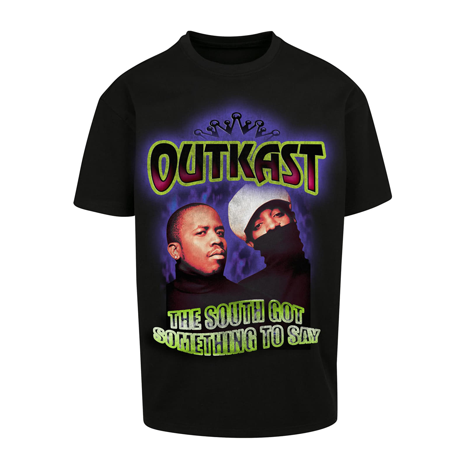 Футболки Urban Classics Outkast the South Oversize Tee Black