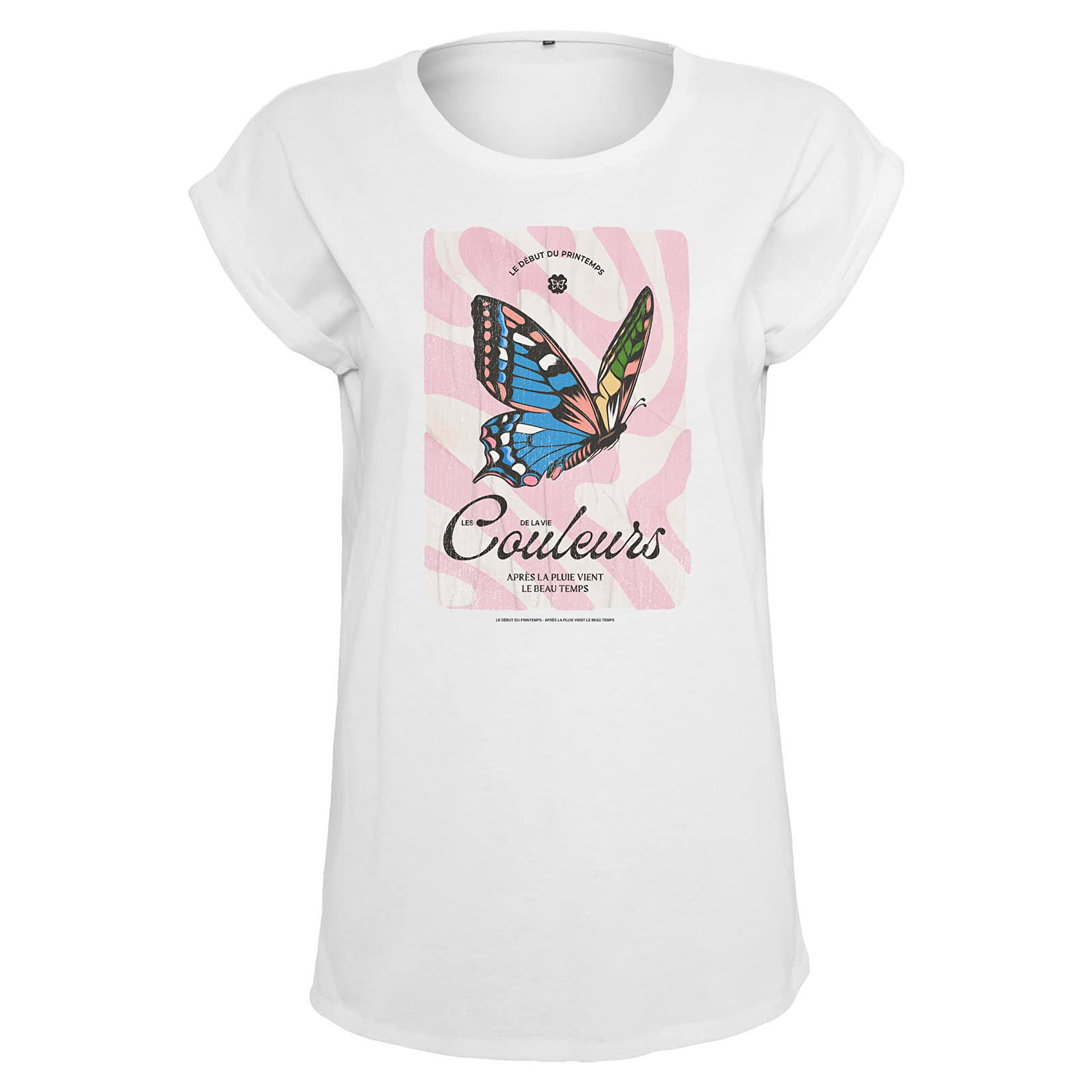 Футболки Urban Classics Ladies Couleurs Tee White