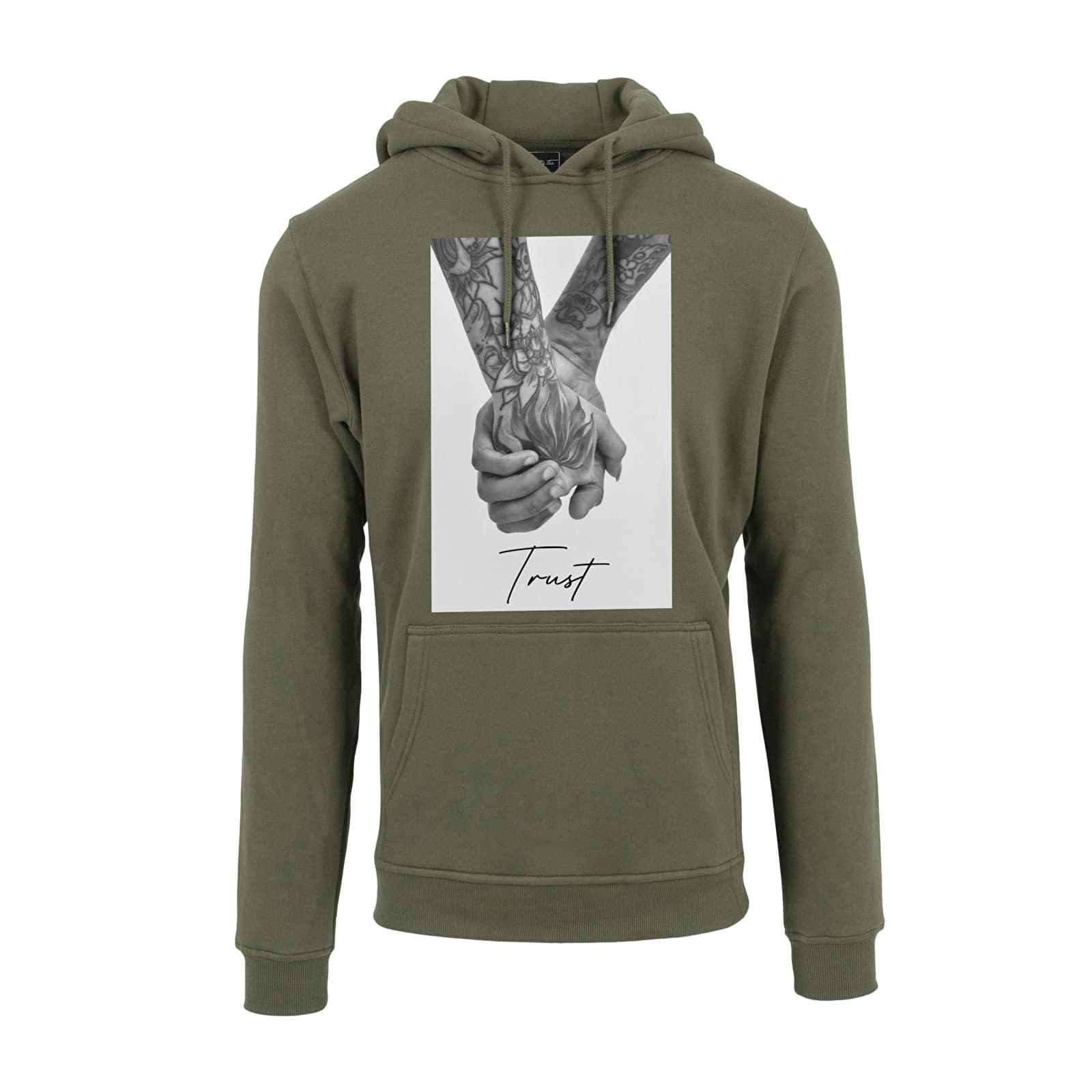 Mikina Urban Classics Trust 2.0 Hoody Olive S