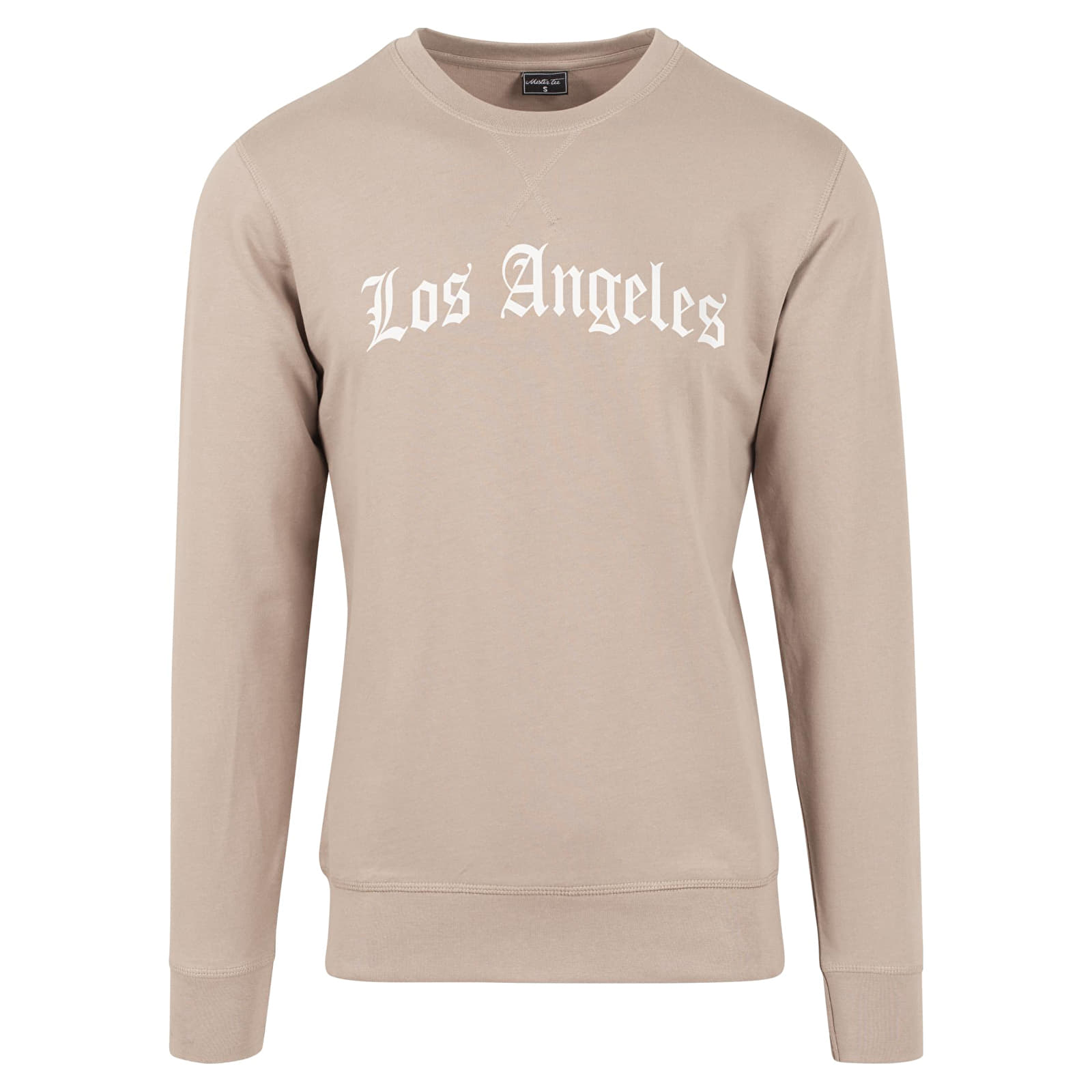 Hoodies en truien Urban Classics Los Angeles Wording Crewneck Dark Sand