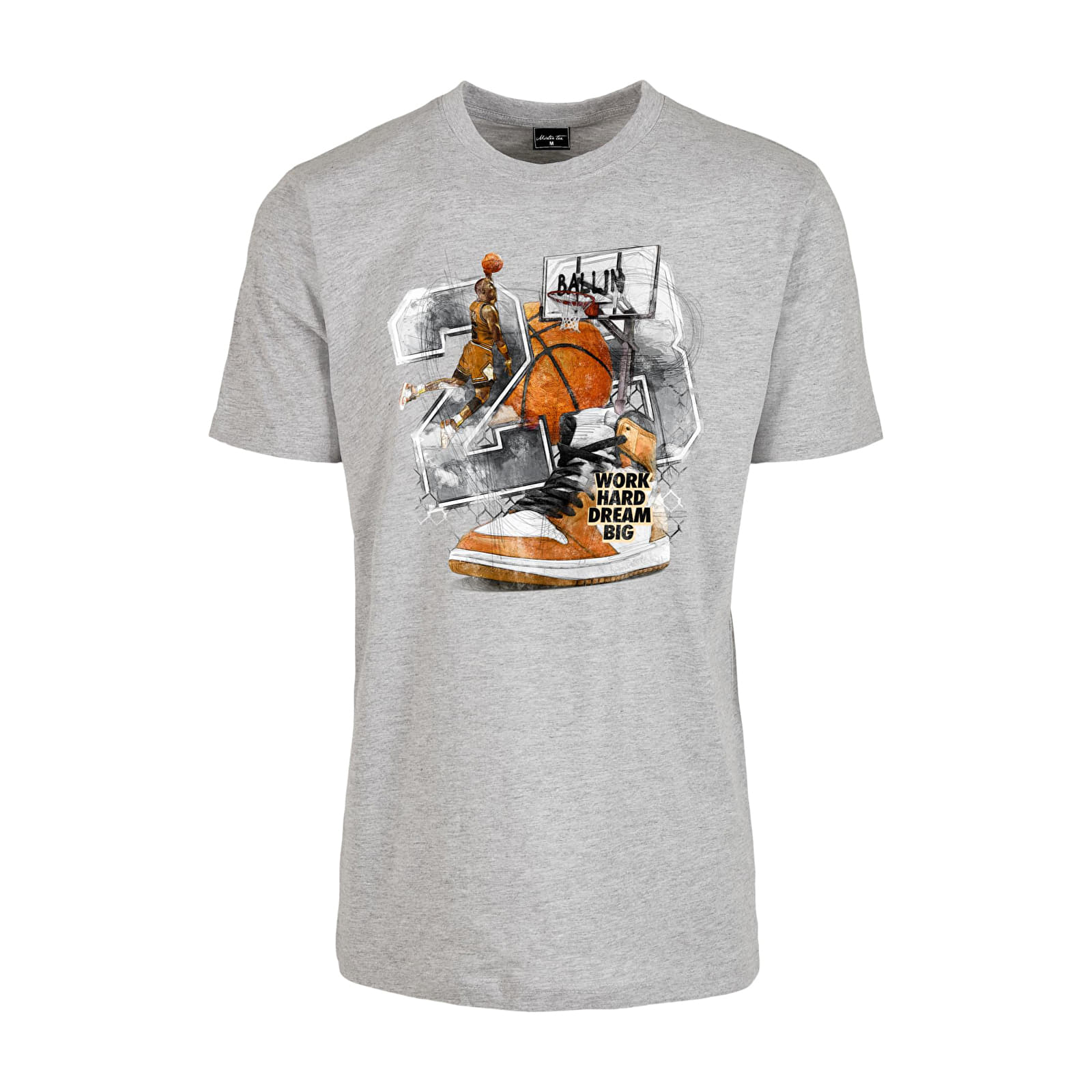 T-shirts  Urban Classics Vintage Ballin Tee Heather Grey