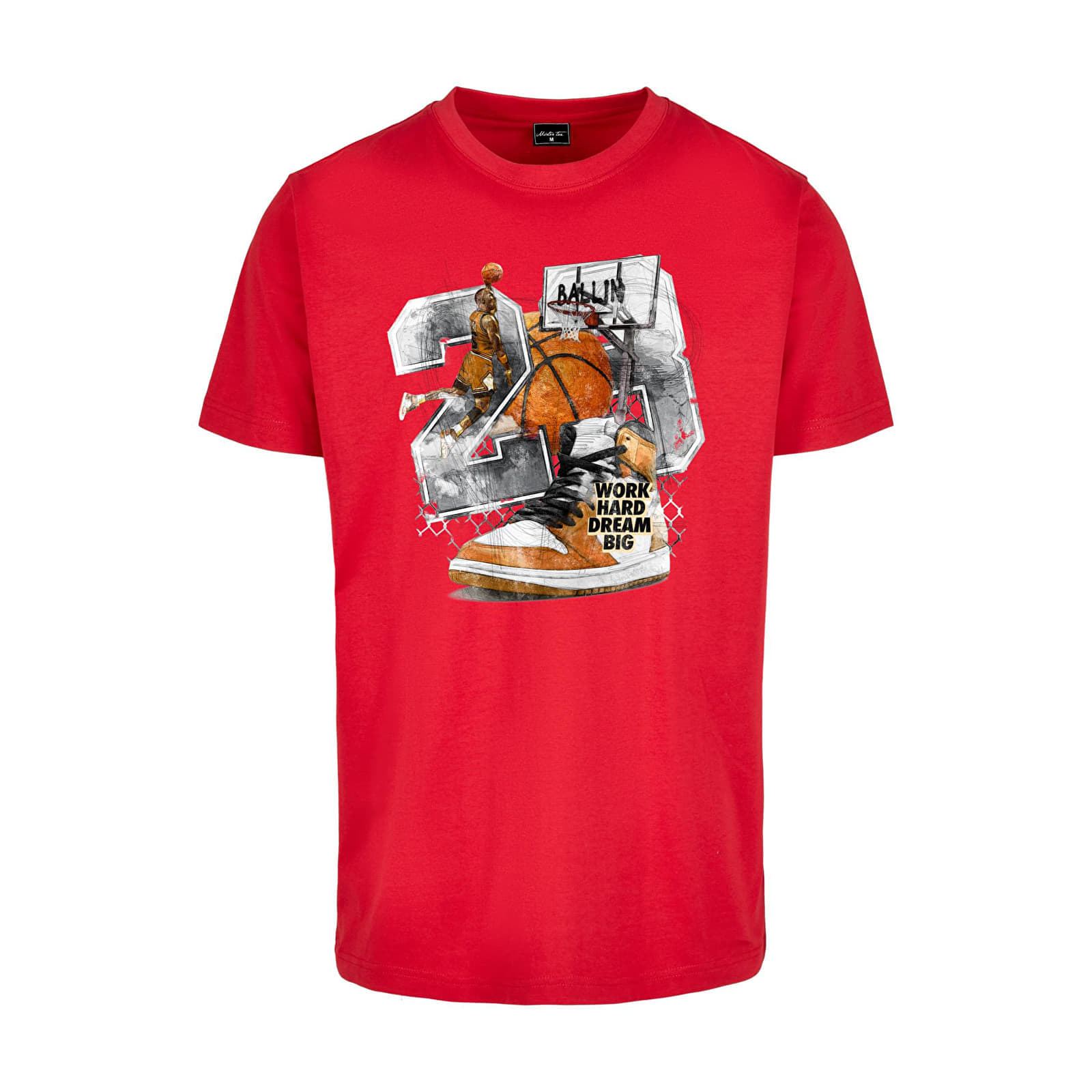 Urban Classics Vintage Ballin Tee City Red