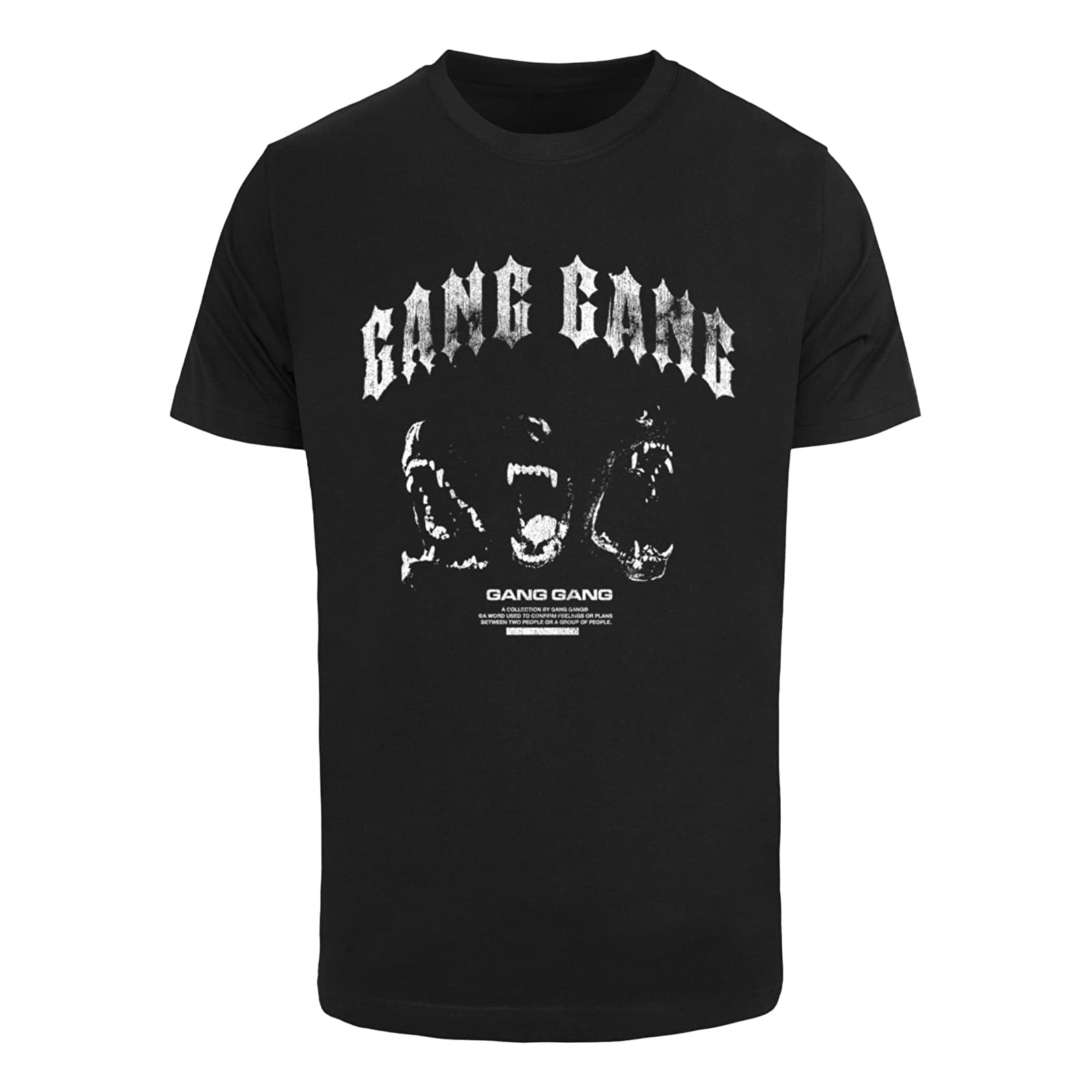 Trička Urban Classics Gang Gang Tee Black
