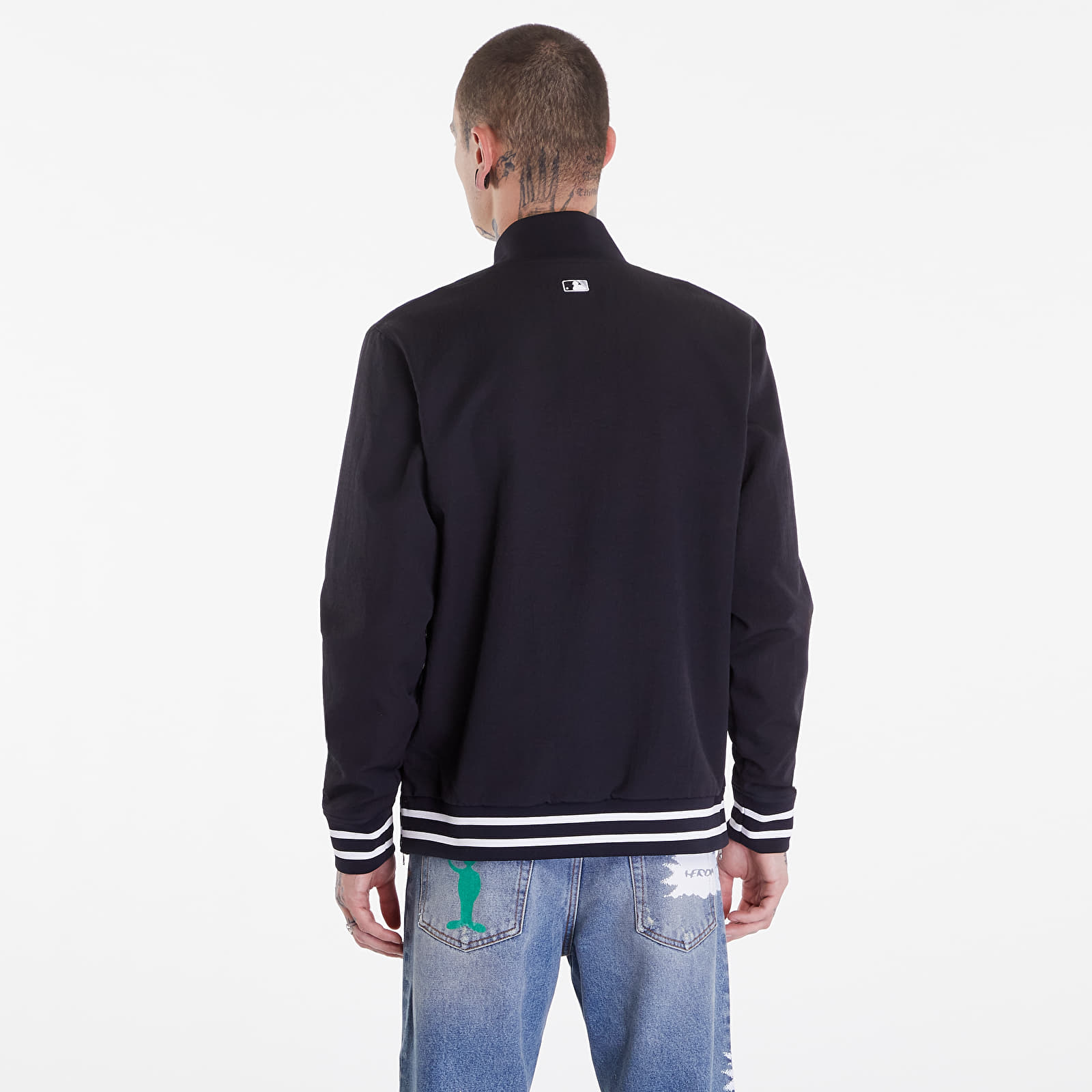 Bombers pour hommes Nike Men's AC Bomber Jacket Pitch Blue/ Pitch Blue/ White