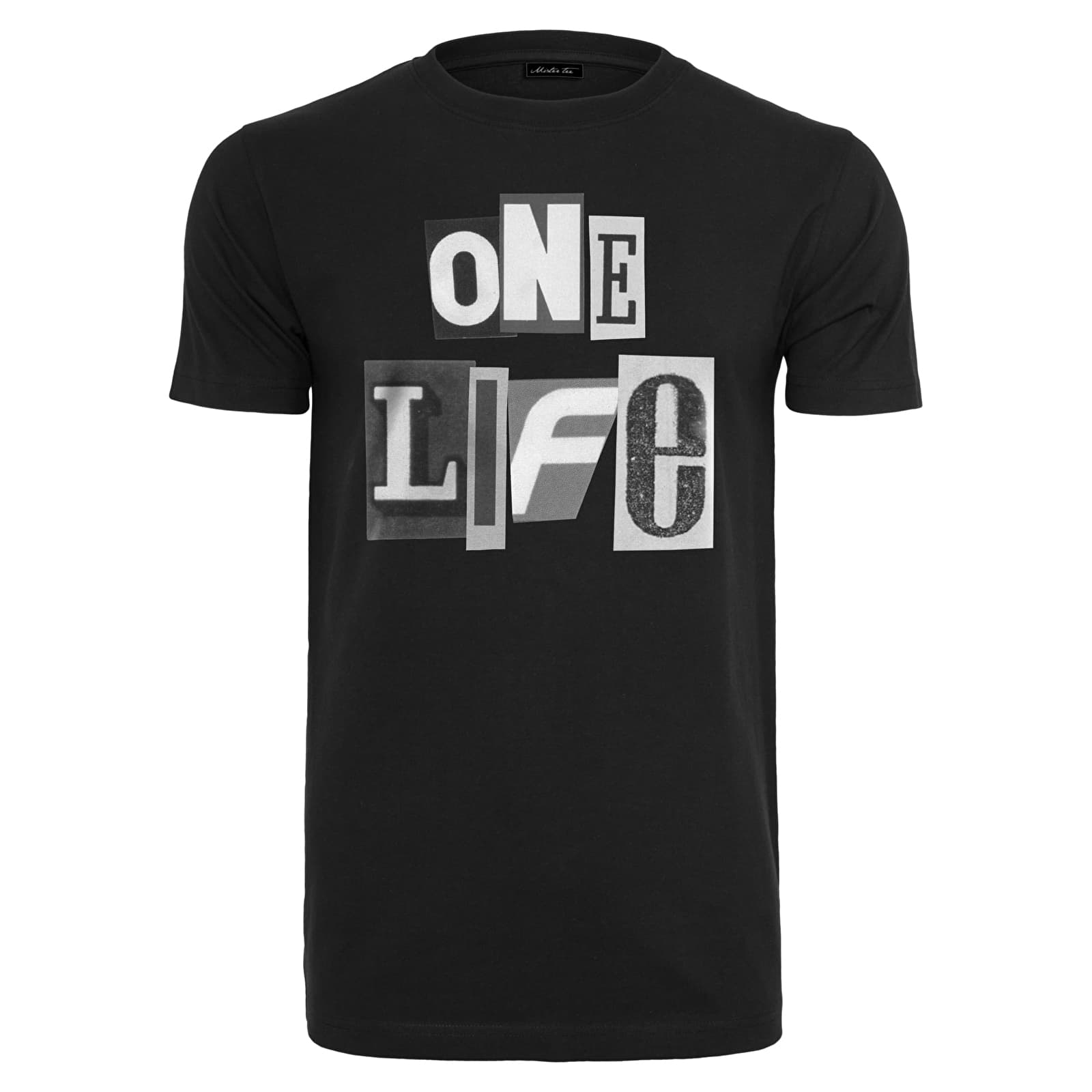 T-shirts Urban Classics One Life Tee Black