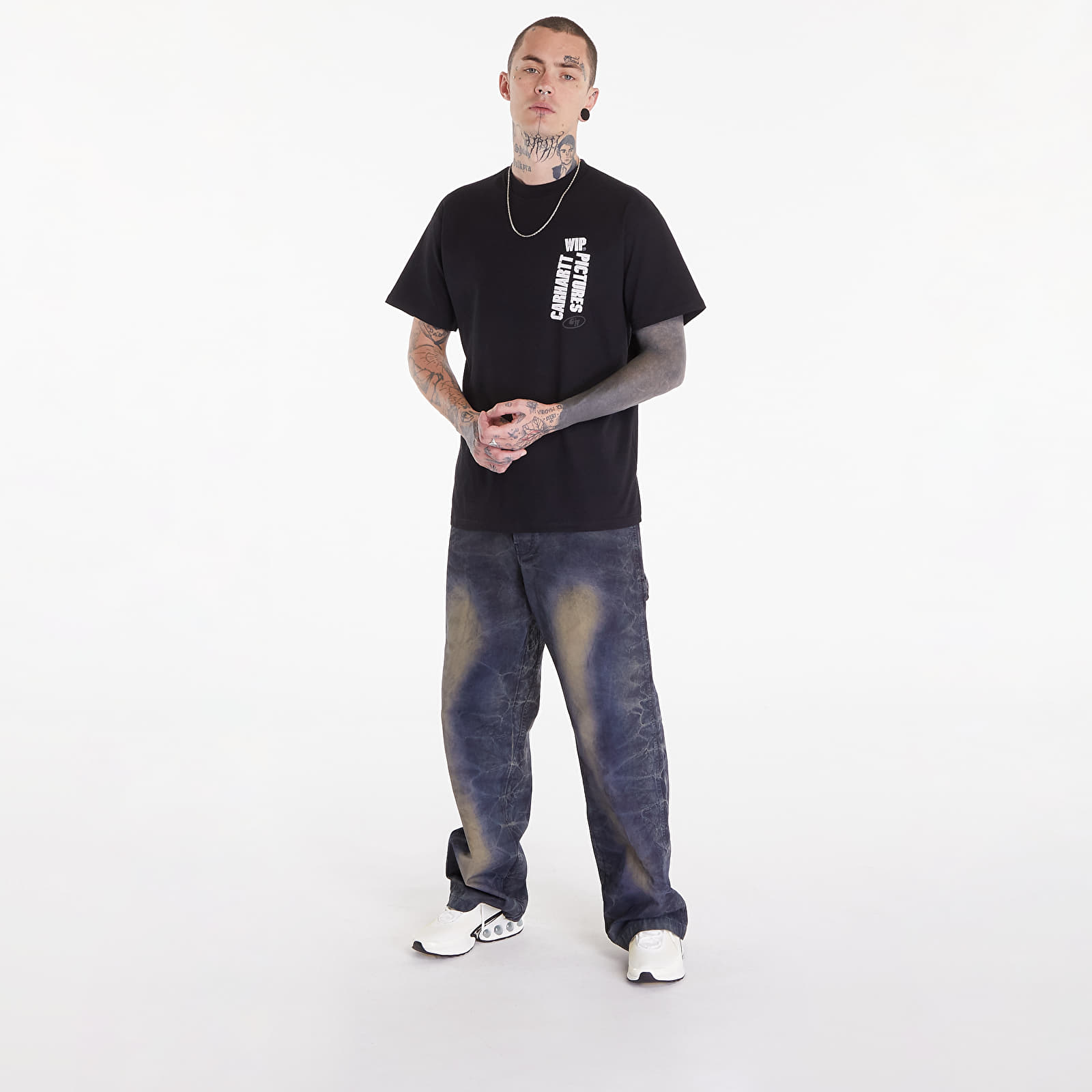 T-Shirts Männer Carhartt WIP Short Sleeve Wip Pictures T-Shirt UNISEX Black