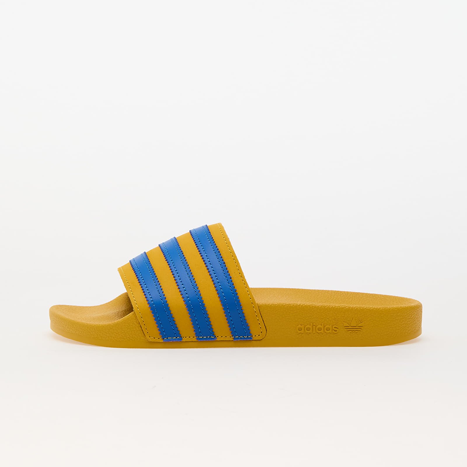 Turnschuhe und Schuhe für Männer adidas Adilette Bold Gold/ Blue Bird/ Bold Gold
