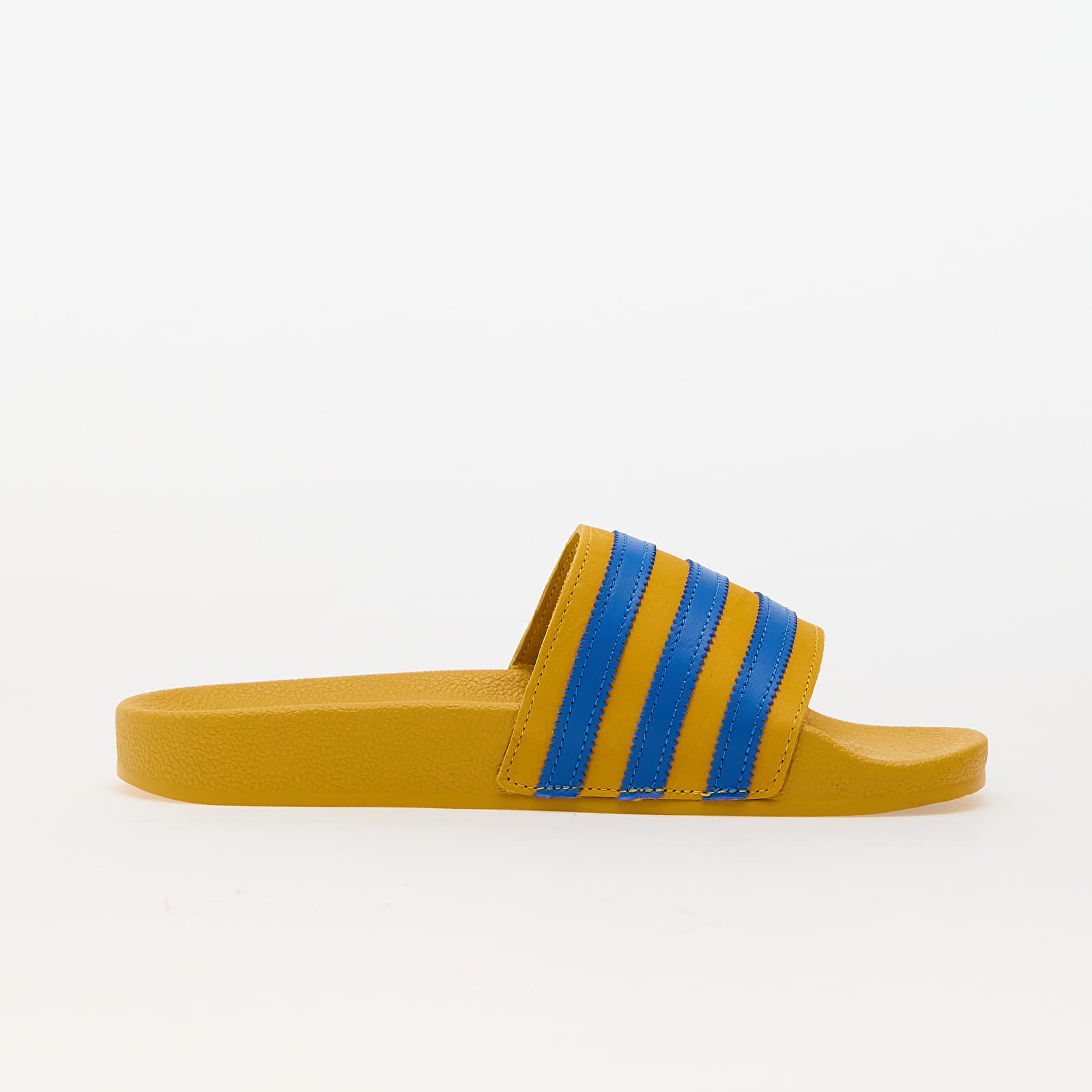 Turnschuhe und Schuhe für Männer adidas Adilette Bold Gold/ Blue Bird/ Bold Gold