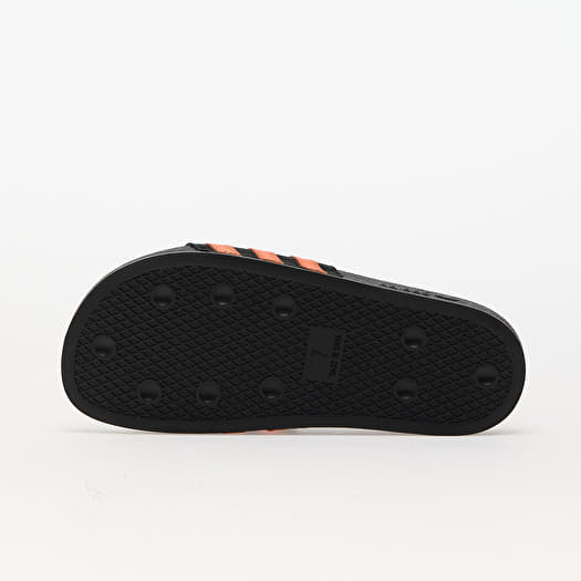 adidas Adilette Core Black/ Orange/ Core Black | Queens