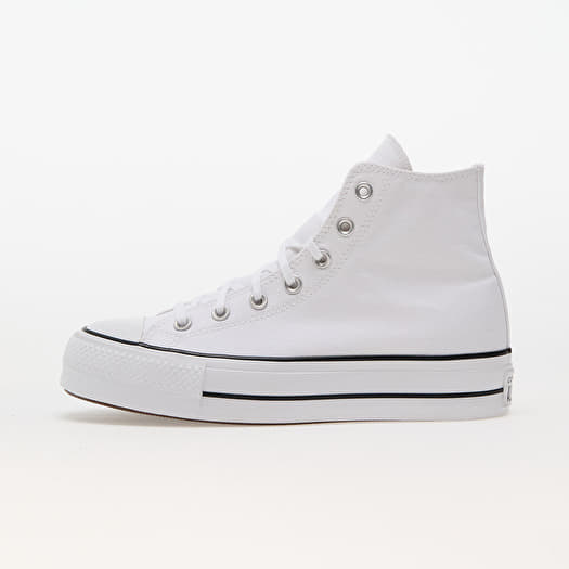Black and white converse high tops womens online
