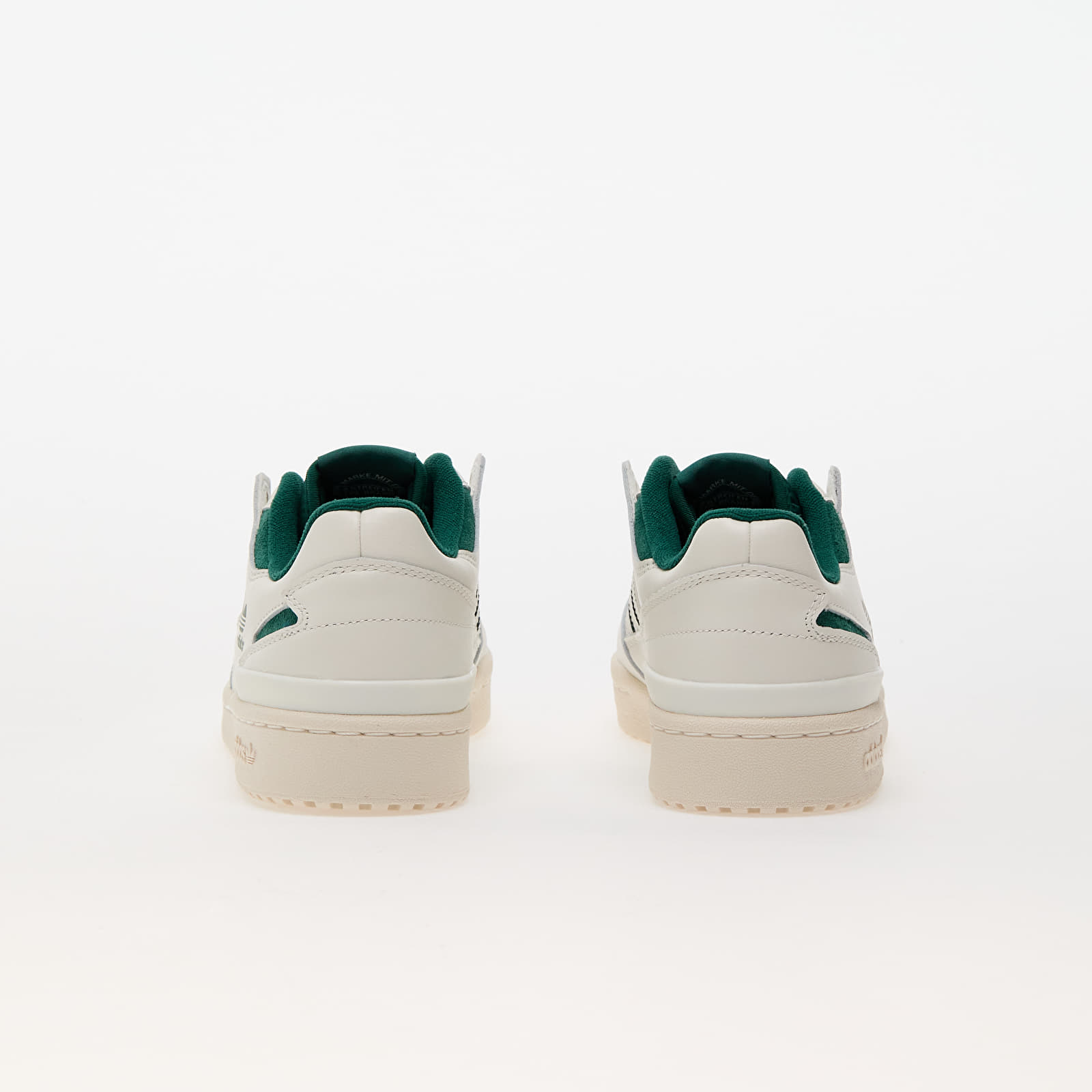 Vīriešu čības un apavi adidas Forum Low Cl Cloud White/ Collegiate Green/ Crew White