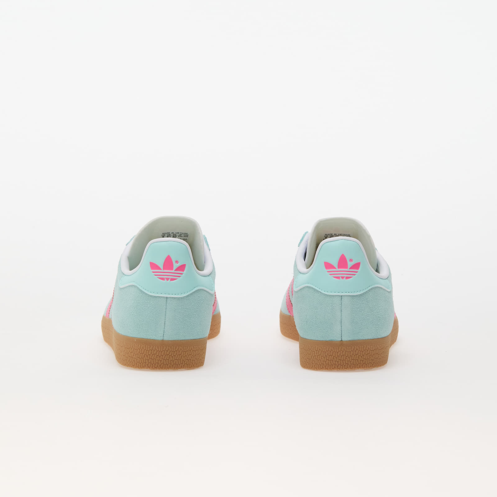 Women's sneakers and shoes adidas Gazelle W Flash Aqua/ Lucid Pink/ Offwhite