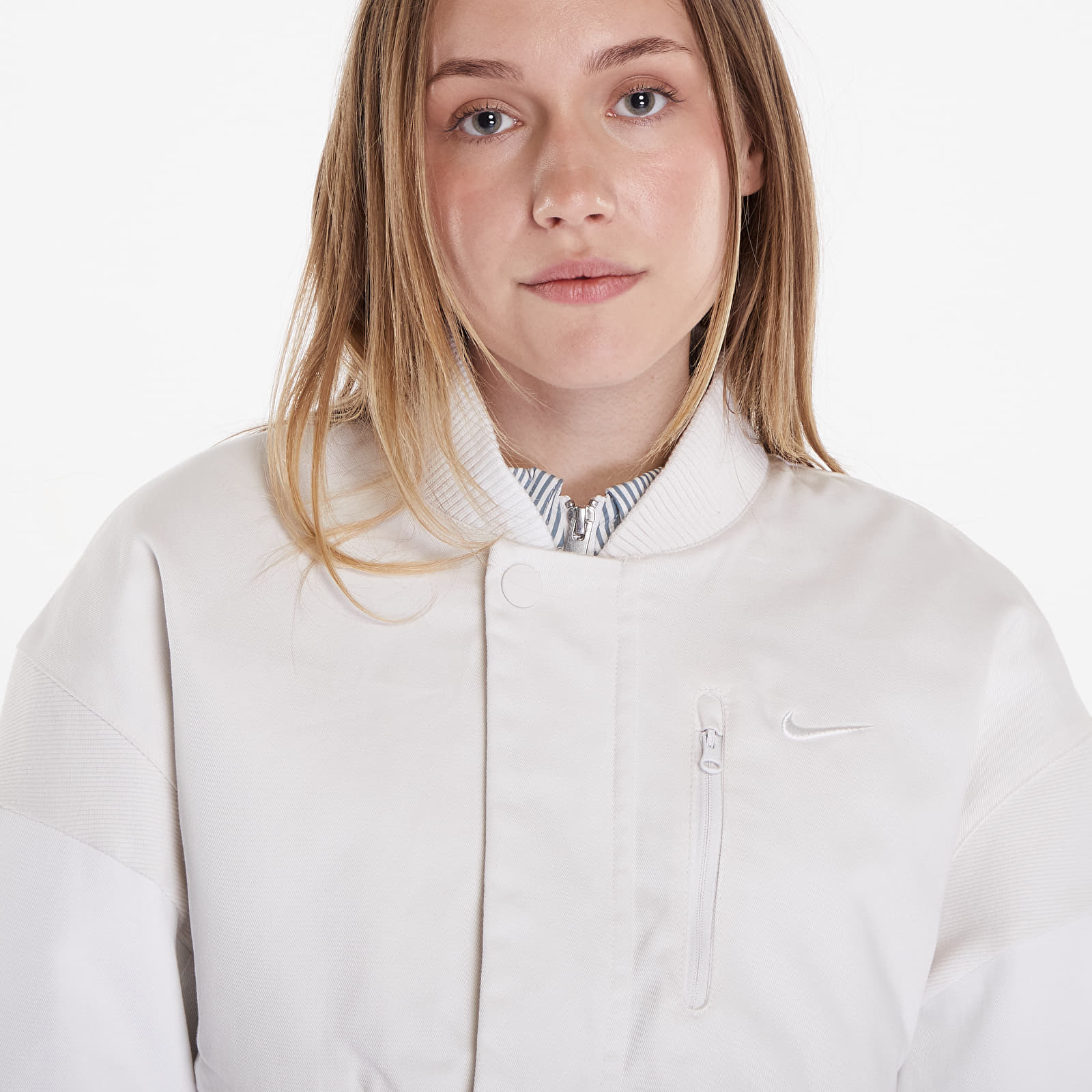 Jacken Nike Sportswear Destroyer Women's Cropped Canvas Jacket Phantom/ Summit White/ Summit White