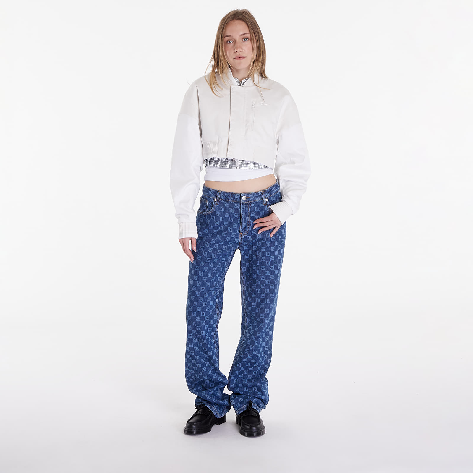 Jacken Nike Sportswear Destroyer Women's Cropped Canvas Jacket Phantom/ Summit White/ Summit White