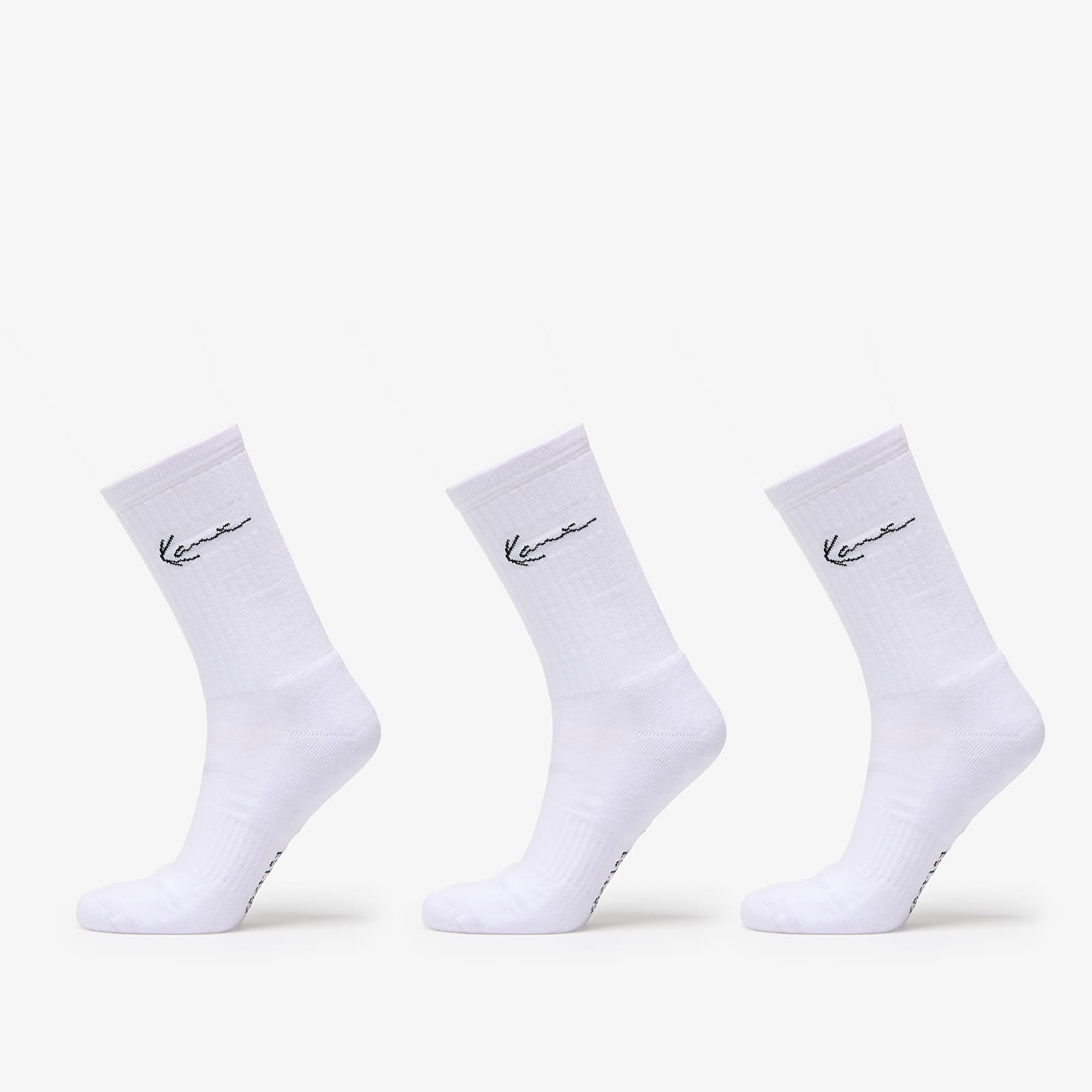 Socken Karl Kani Signature Socks 3-Pack White
