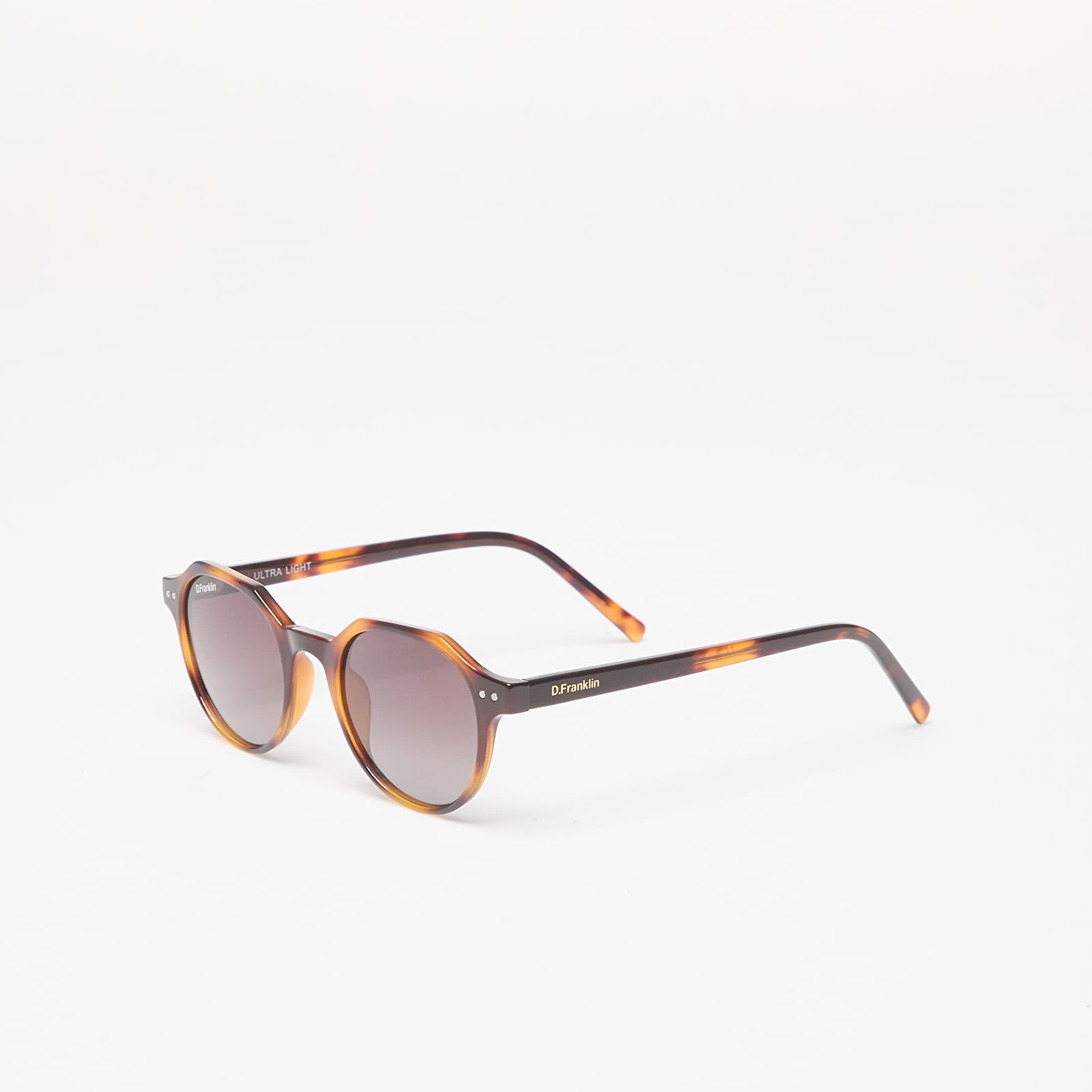 Men's Sunglasses D.Franklin Ultra Light S Round Havana/ Brown